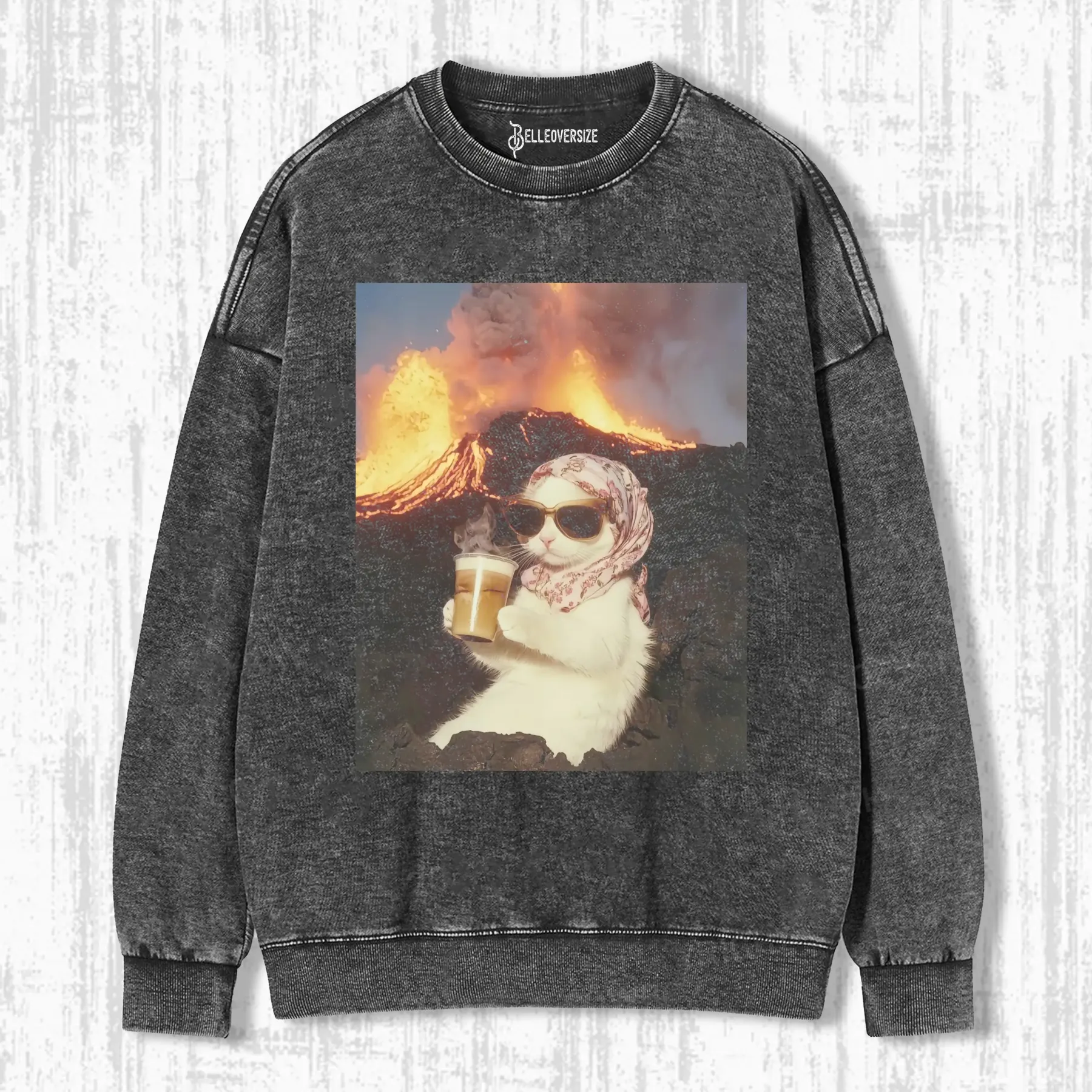 CALM AND COLLECTED CAT SWEATSHIRTS