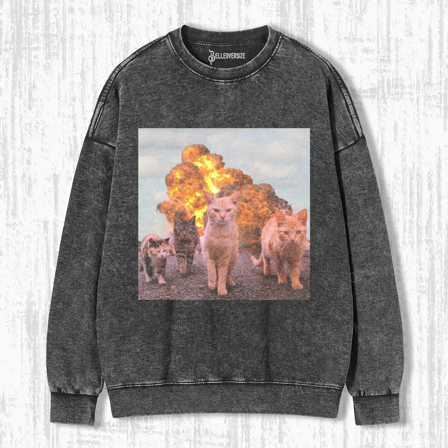 CALM AND COLLECTED CAT SWEATSHIRTS