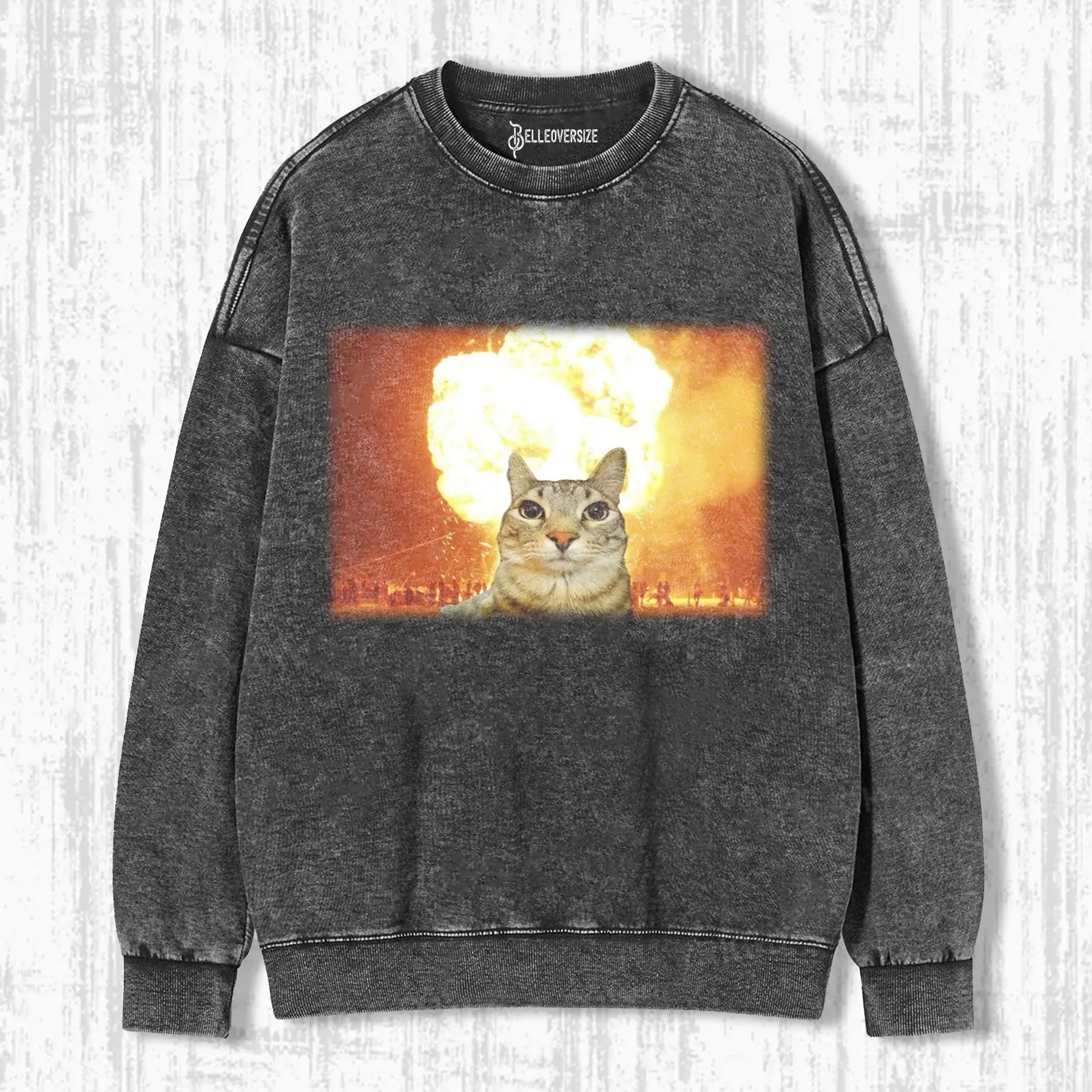 CALM AND COLLECTED CAT SWEATSHIRTS