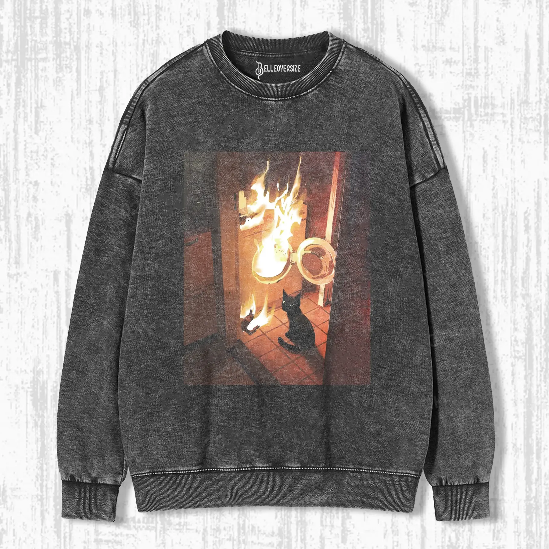 CALM AND COLLECTED CAT SWEATSHIRTS