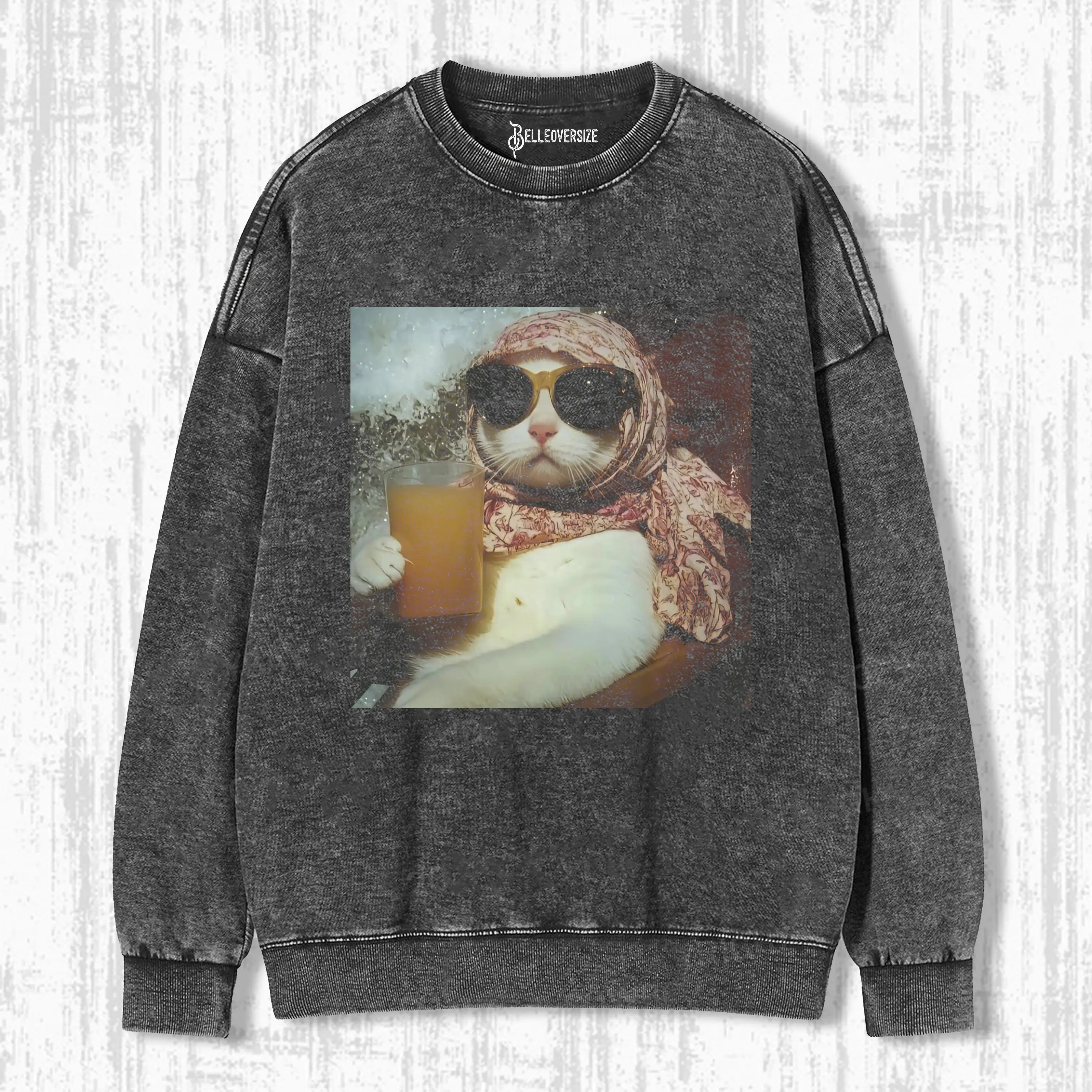 CALM AND COLLECTED CAT SWEATSHIRTS