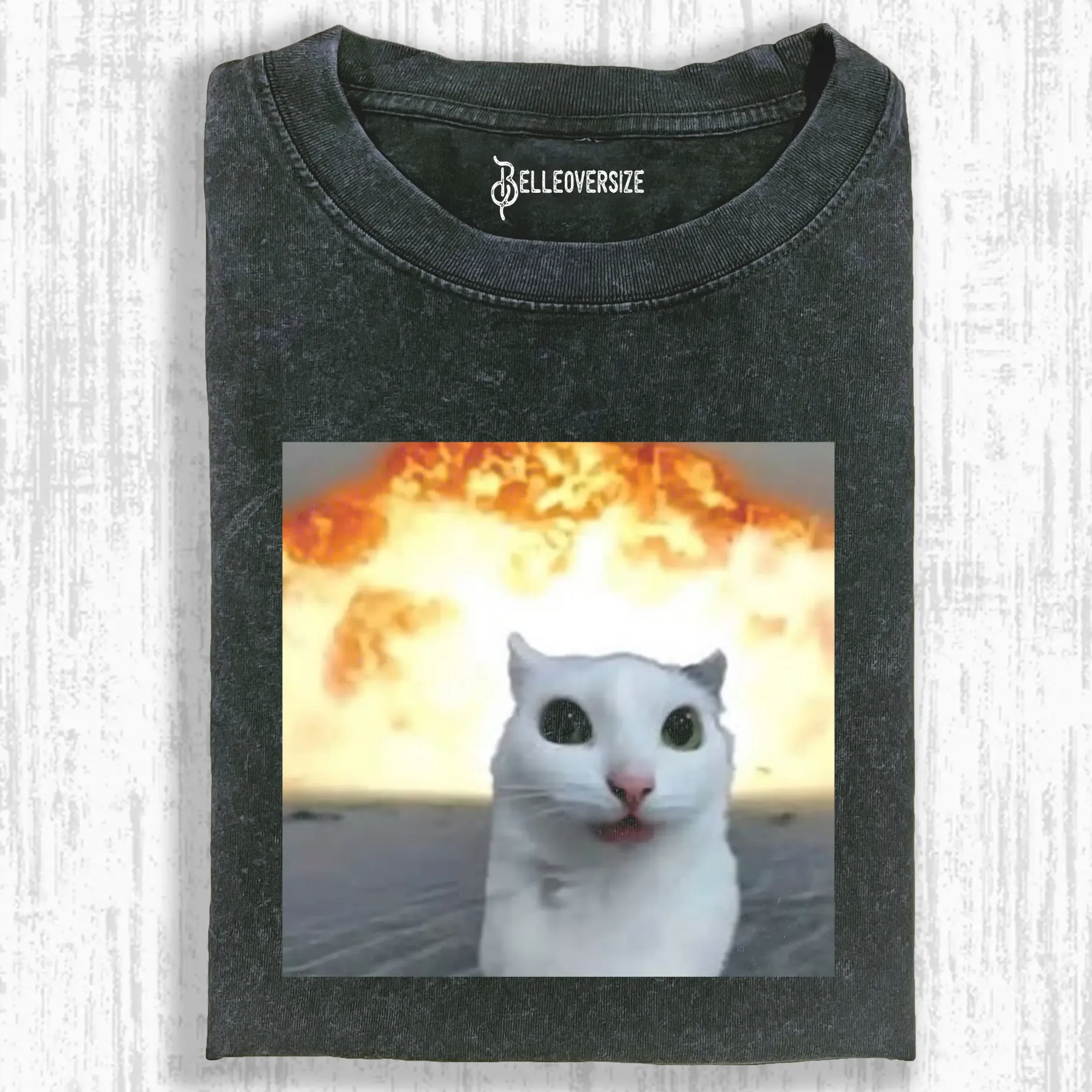 CALM AND COLLECTED CAT T-SHIRT
