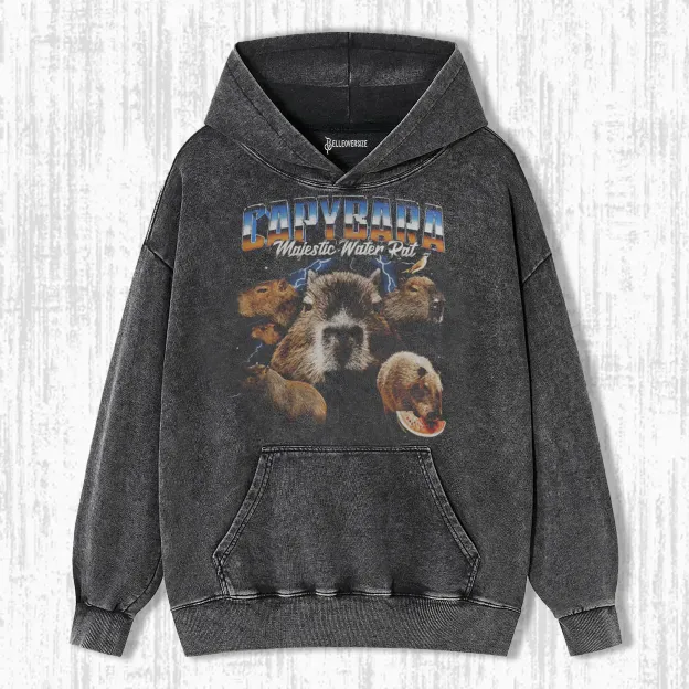 CAPYBARA WATER RAT  HOODIE