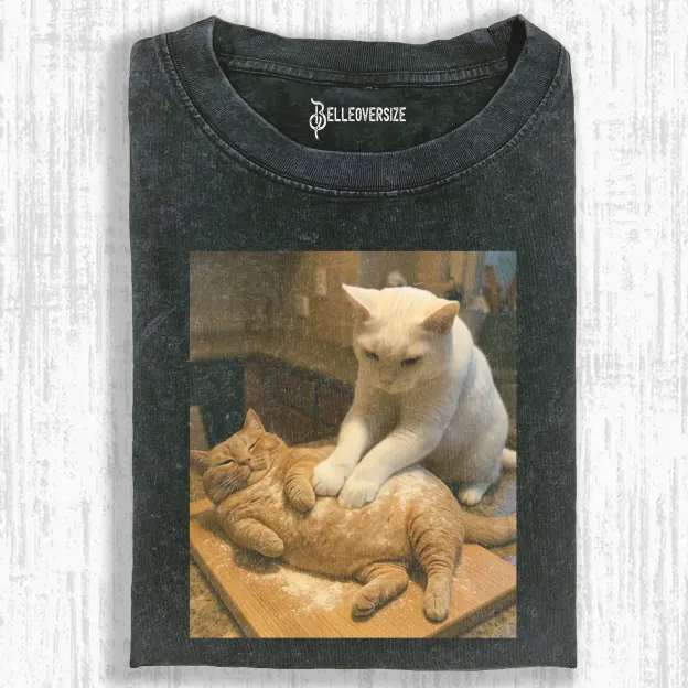 CAT BREAD  T-SHIRT