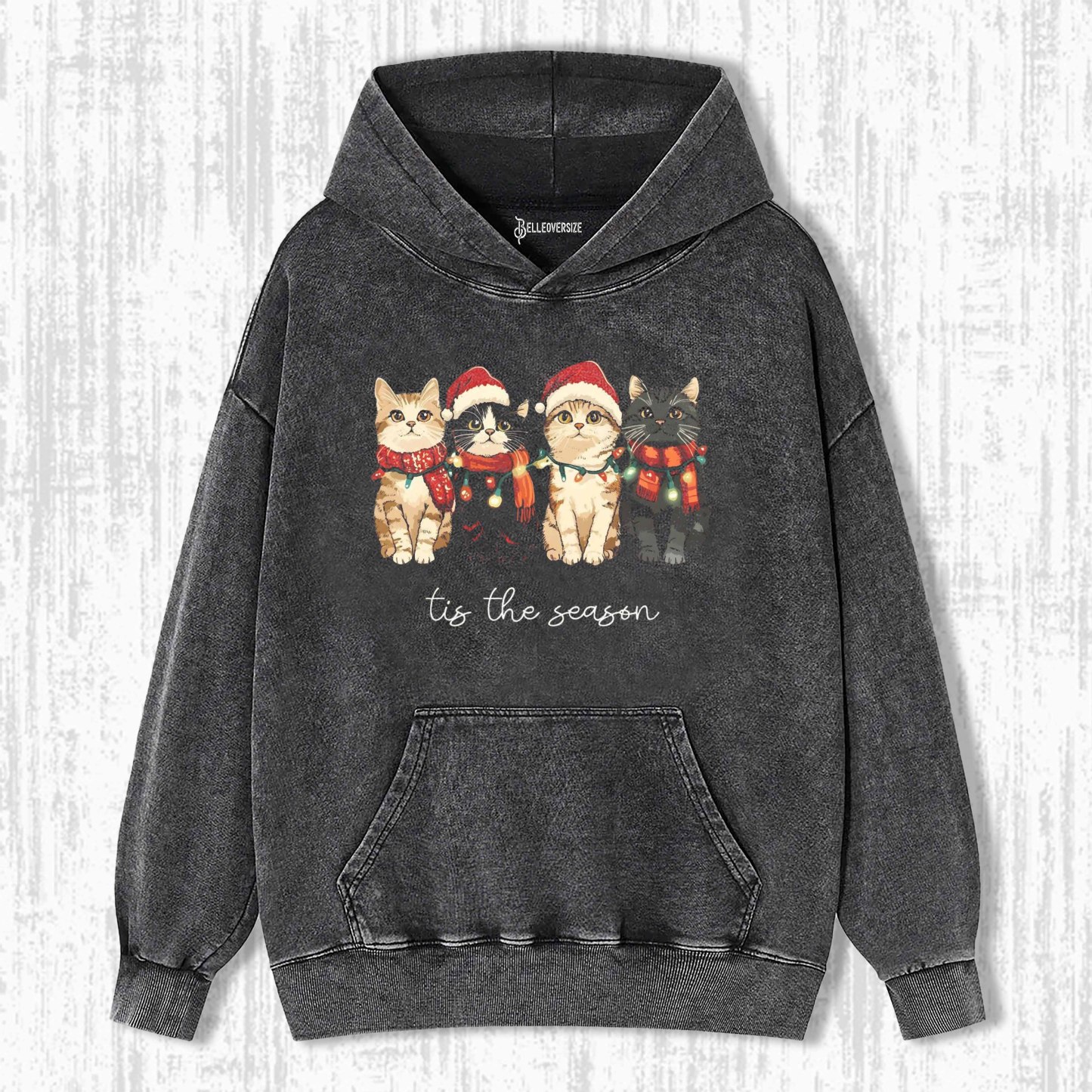 CAT CHRISTMAS HOODIE