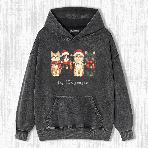CAT CHRISTMAS HOODIE
