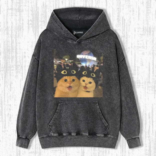 CAT SELFIE HOODIE