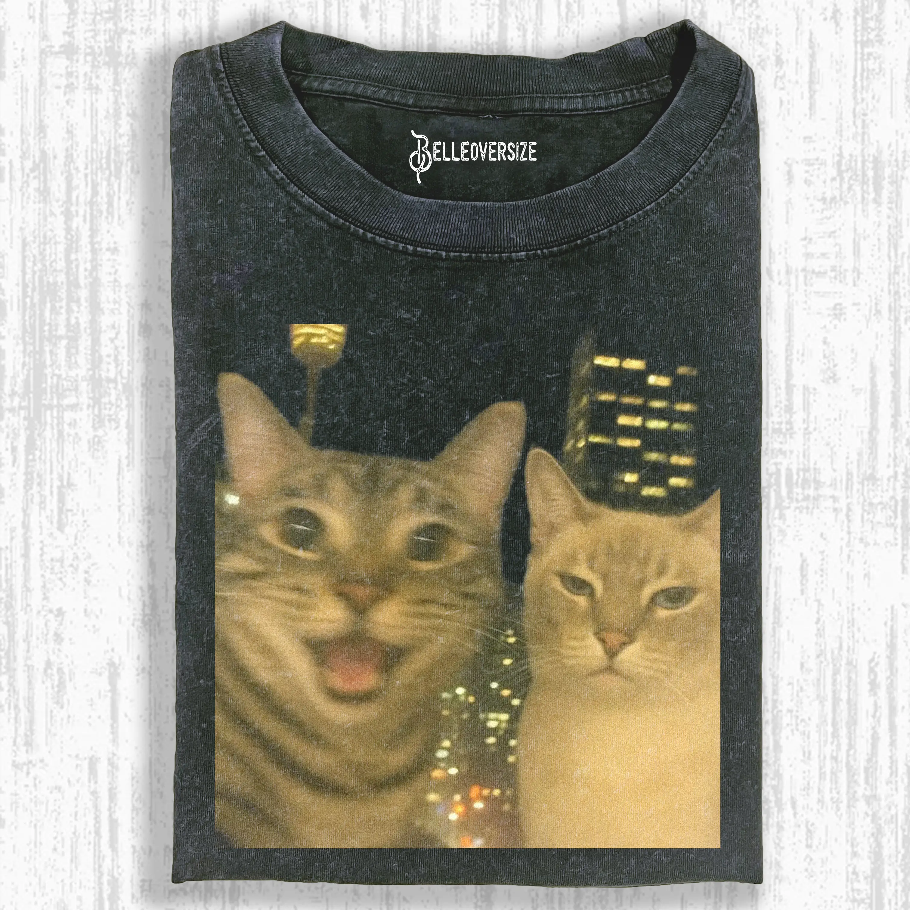 CAT SELFIE T-SHIRT