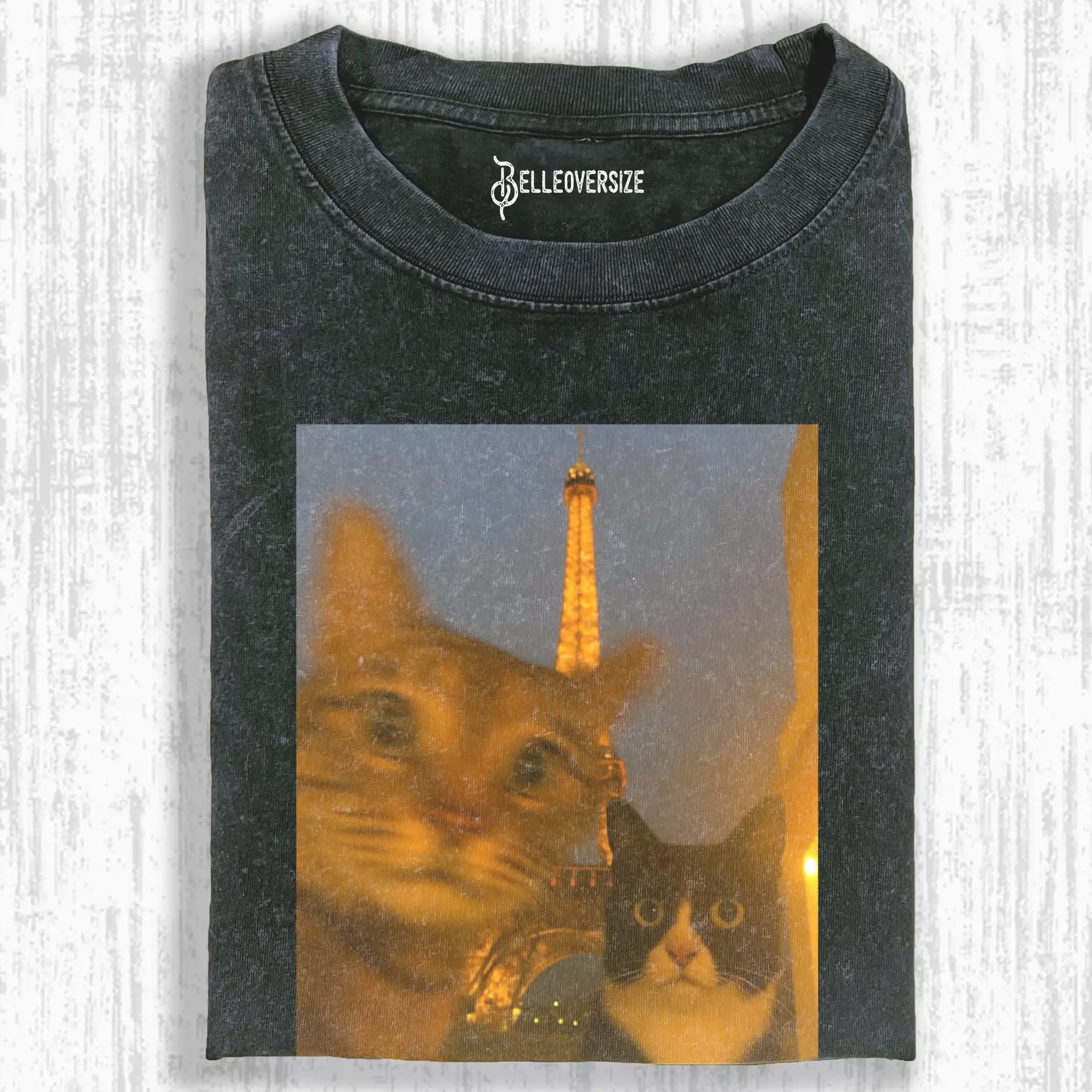 CAT SELFIE T-SHIRT