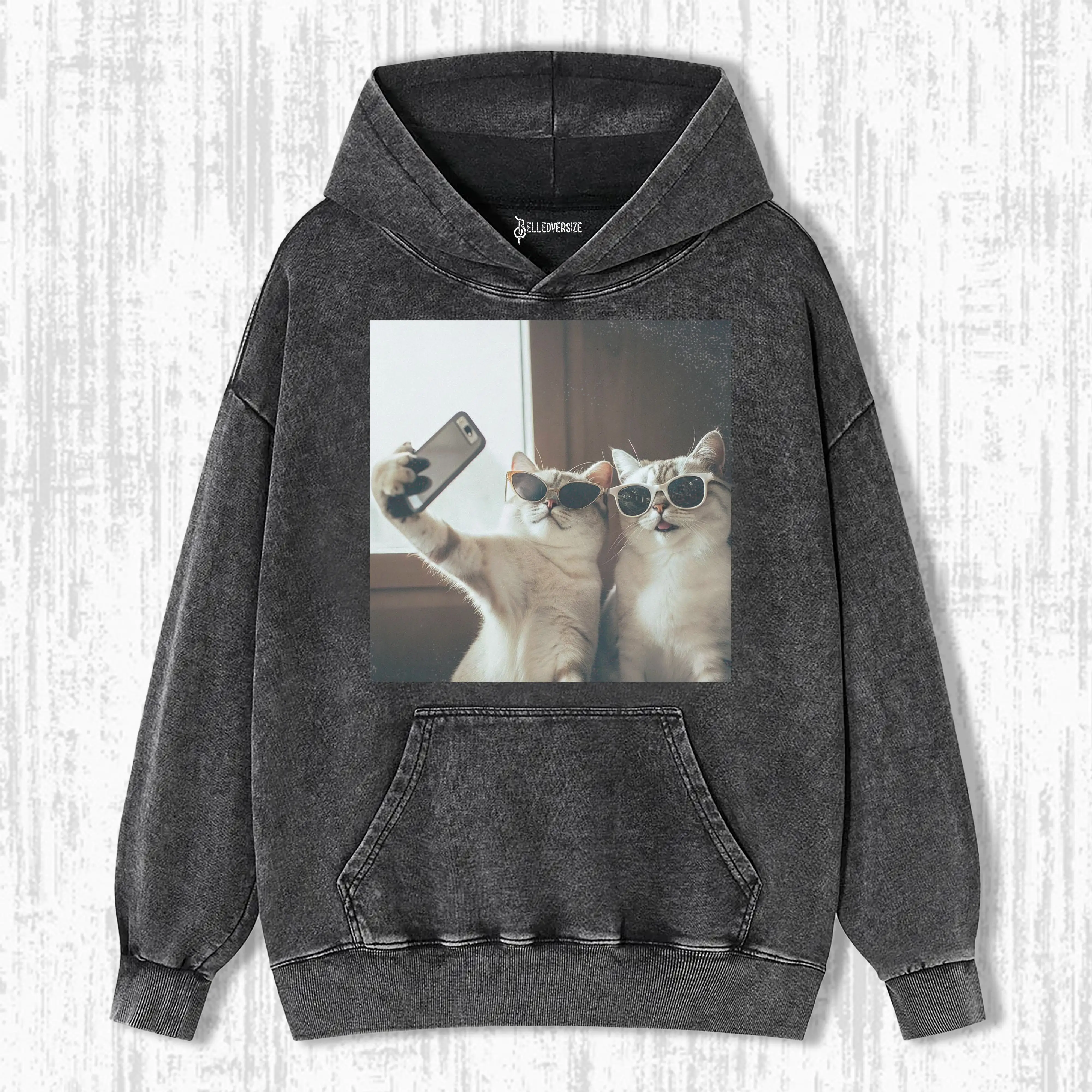 CAT TAKING A SELFIE HOODIE