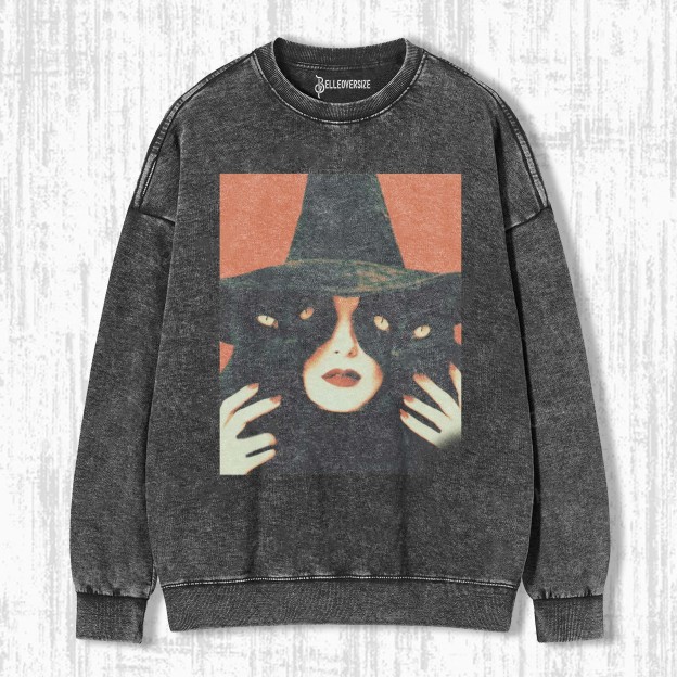 CAT WITCH SWEATSHIRTS