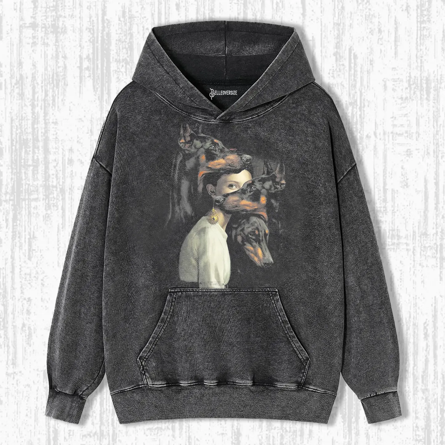 CERBERUS AND PERSEPHONE QUEEN OF THE UNDERWORLD HOODIE