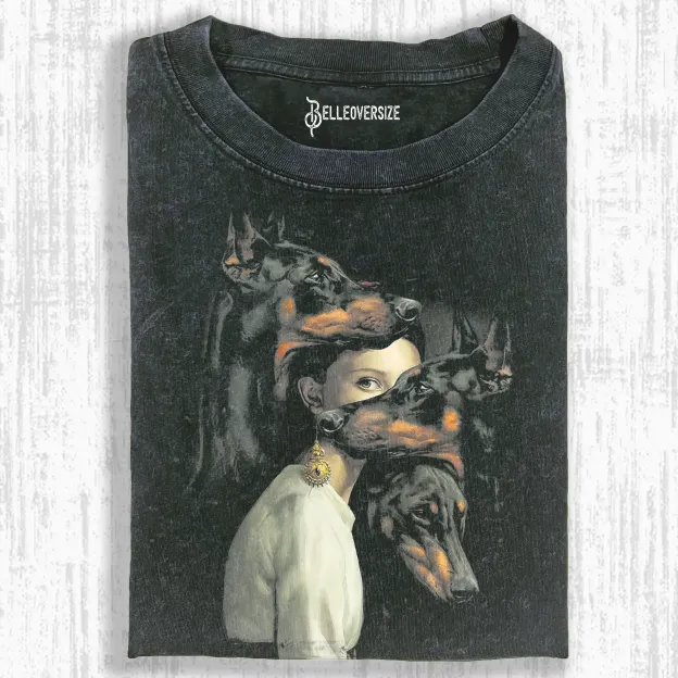 CERBERUS AND PERSEPHONE QUEEN OF THE UNDERWORLD  T-SHIRT
