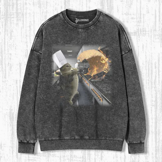 CHEF CAT SWEATSHIRTS