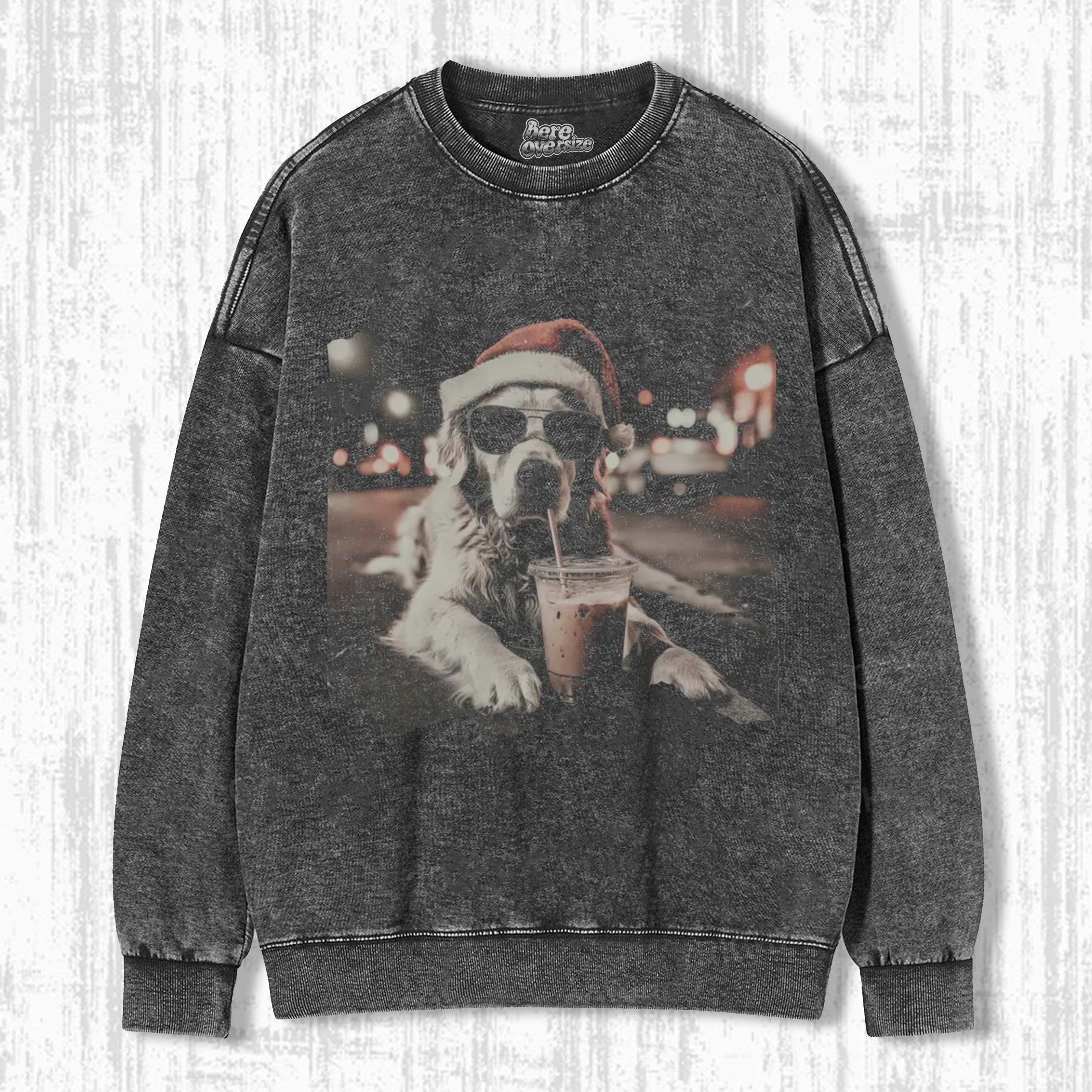 CHRISTMAS DOG MEME T-SHIRT 