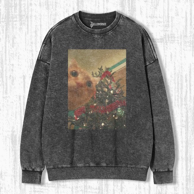 CHRISTMAS FUN CAT SWEATSHIRTS