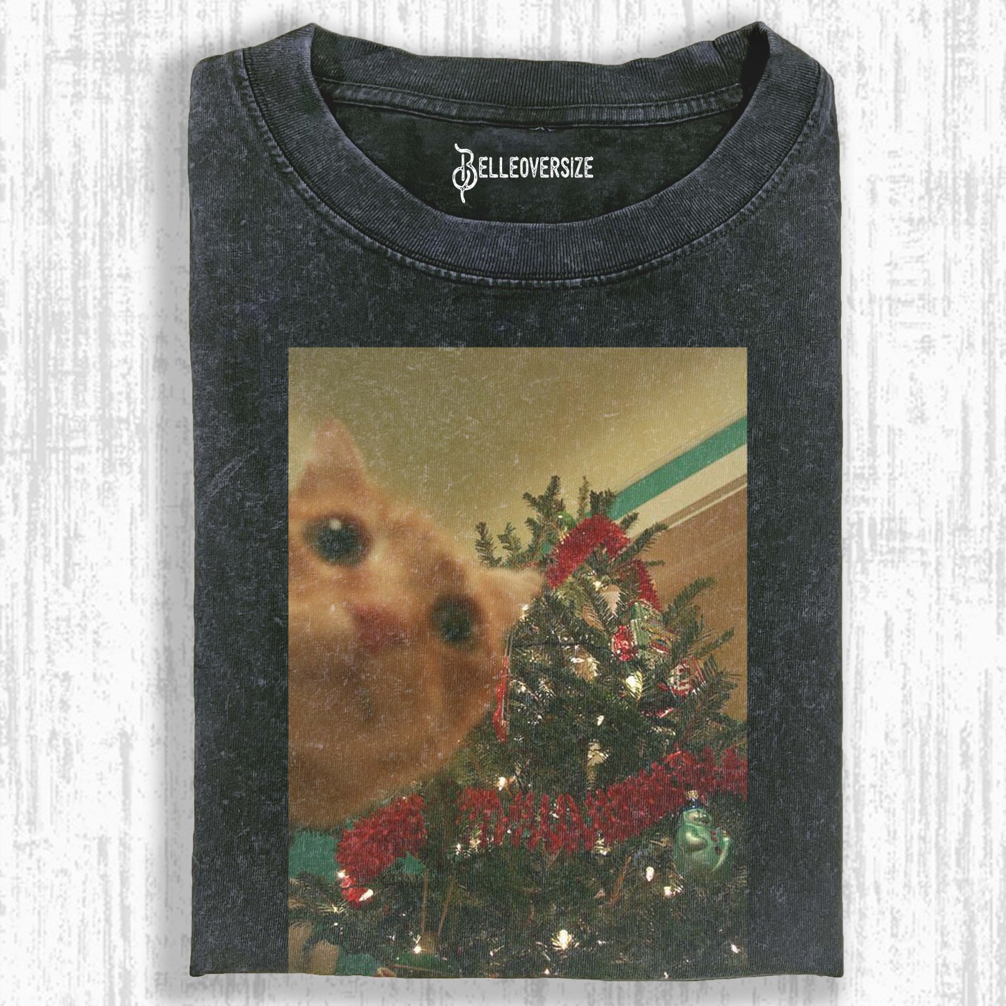 CHRISTMAS FUN CAT T-SHIRT