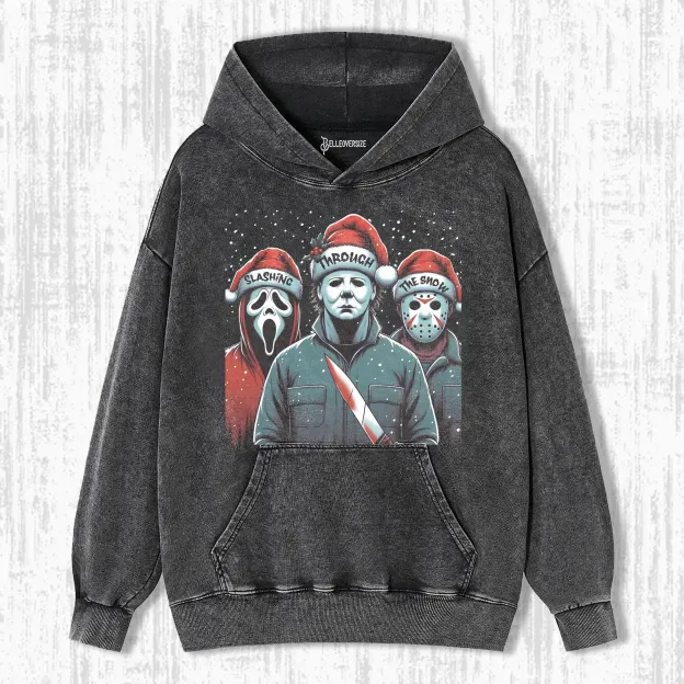 CHRISTMAS MOVIE CHARACTERS HOODIE