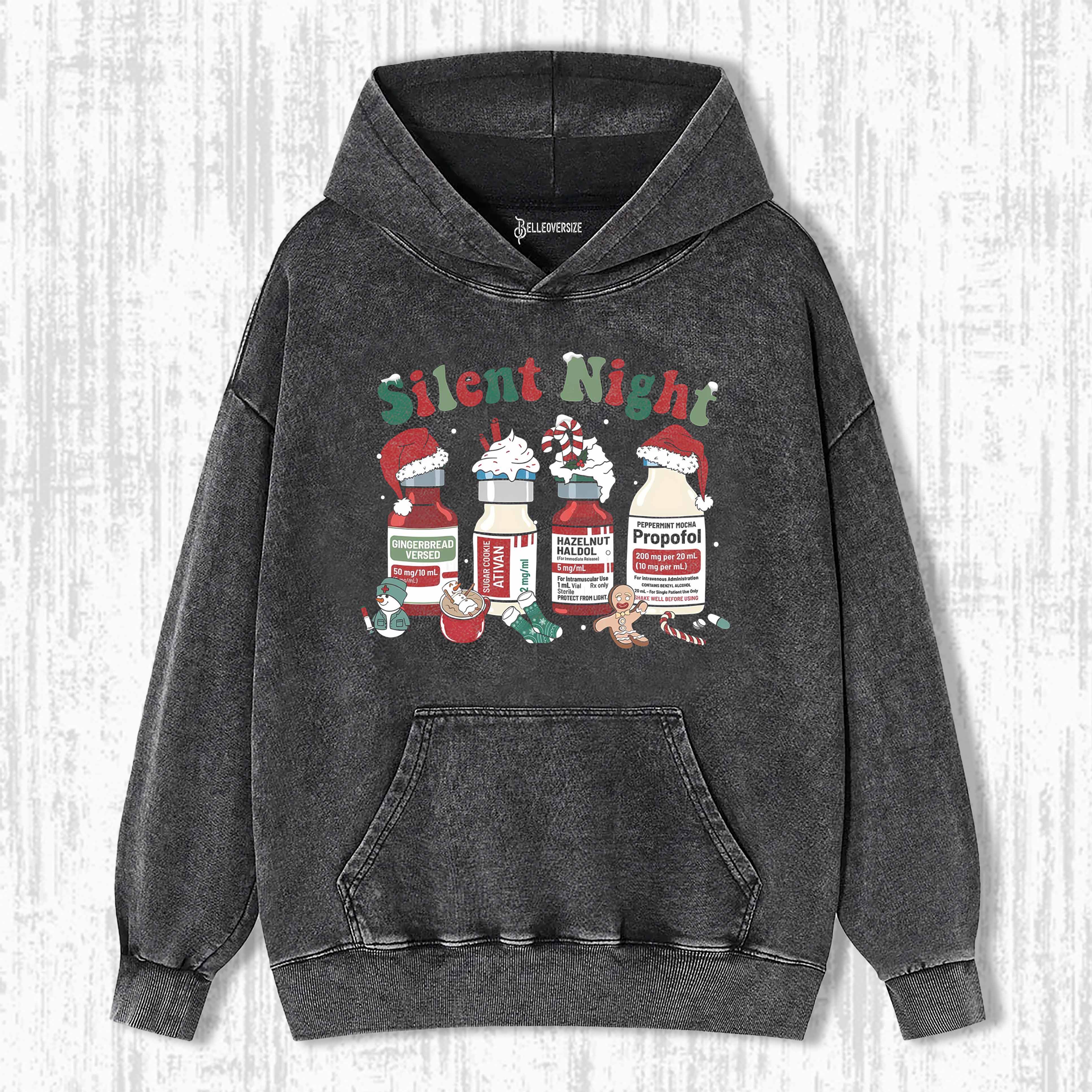 CHRISTMAS NURSE HOODIE