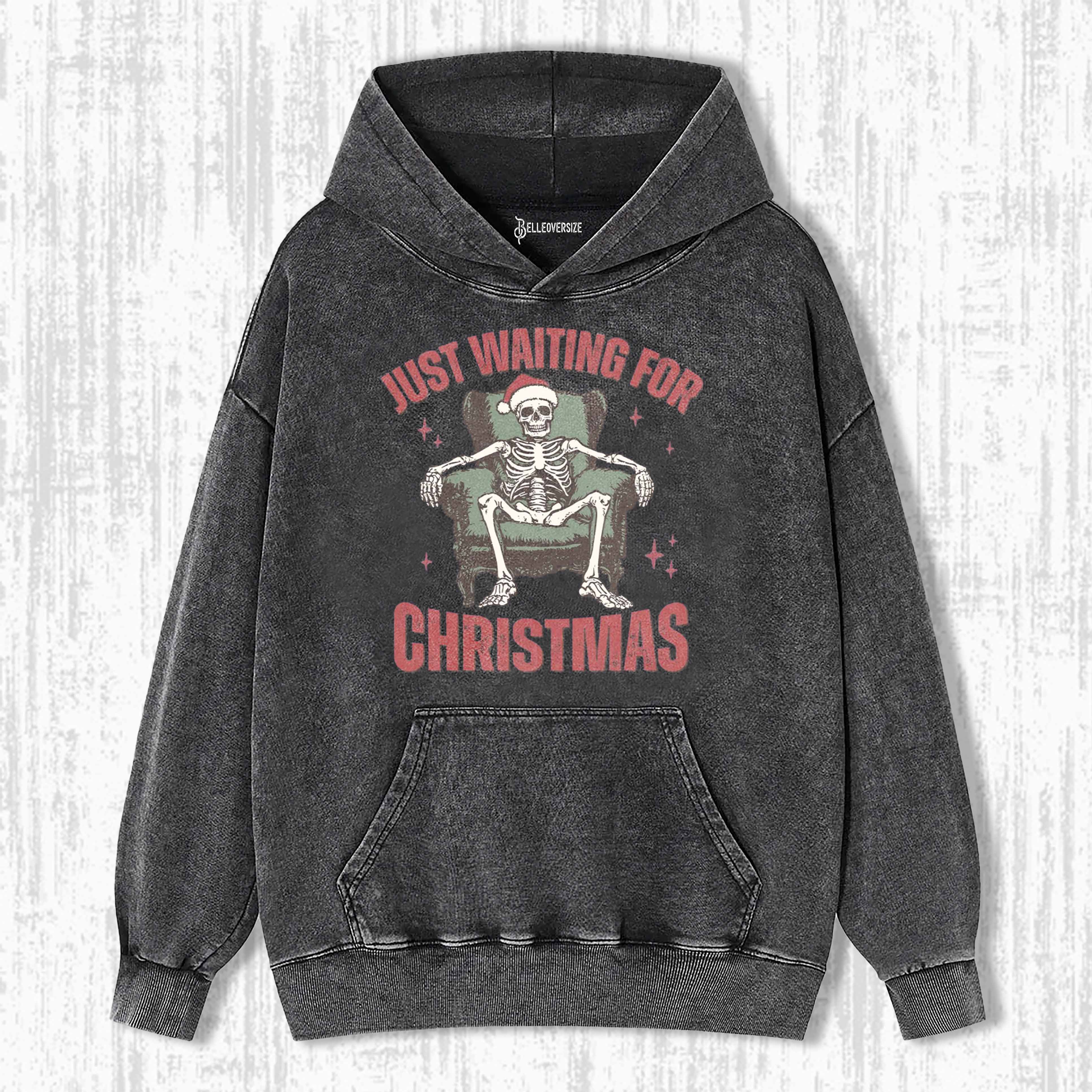 CHRISTMAS SKULL HOODIE