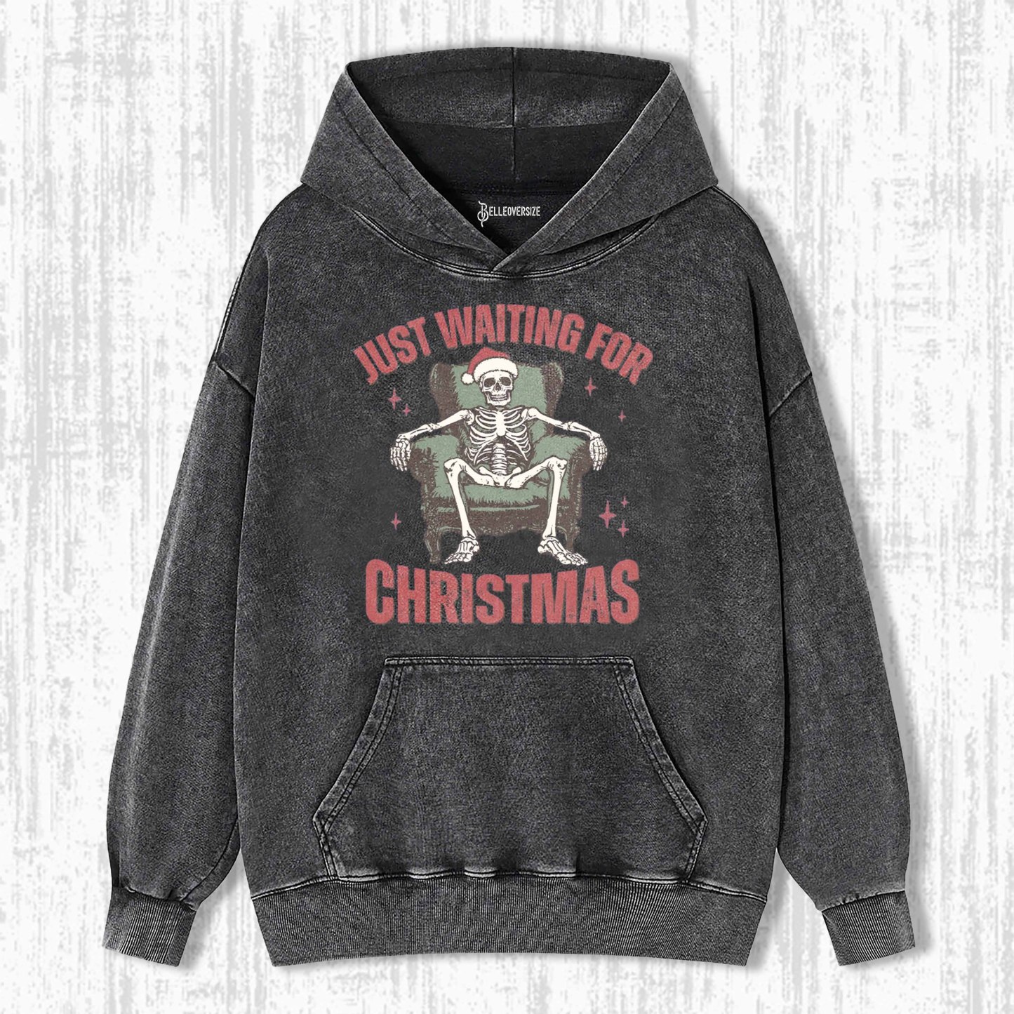 CHRISTMAS SKULL HOODIE