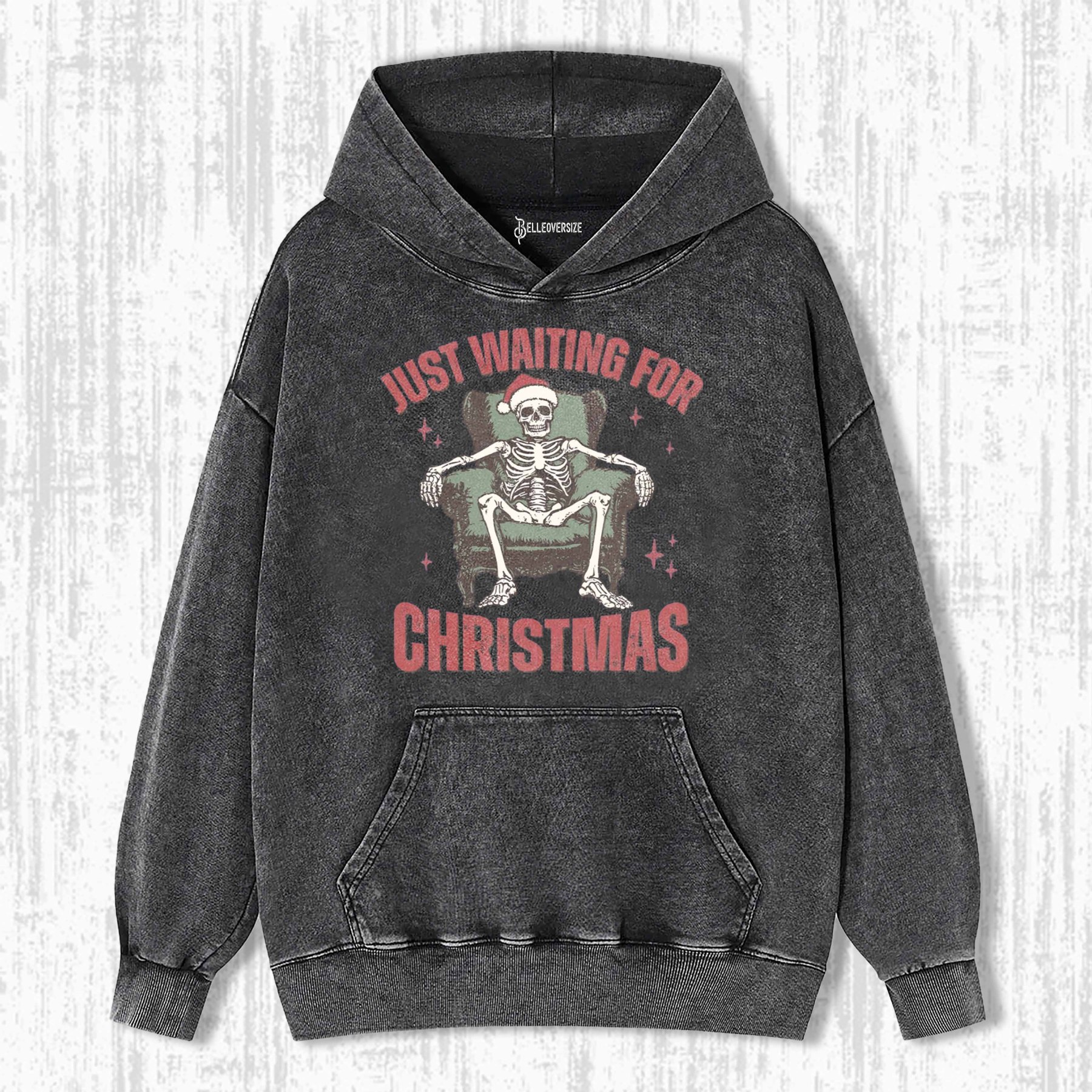 CHRISTMAS SKULL HOODIE