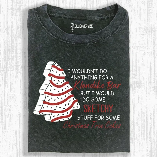 CHRISTMAS TREE CAKE  T-SHIRT