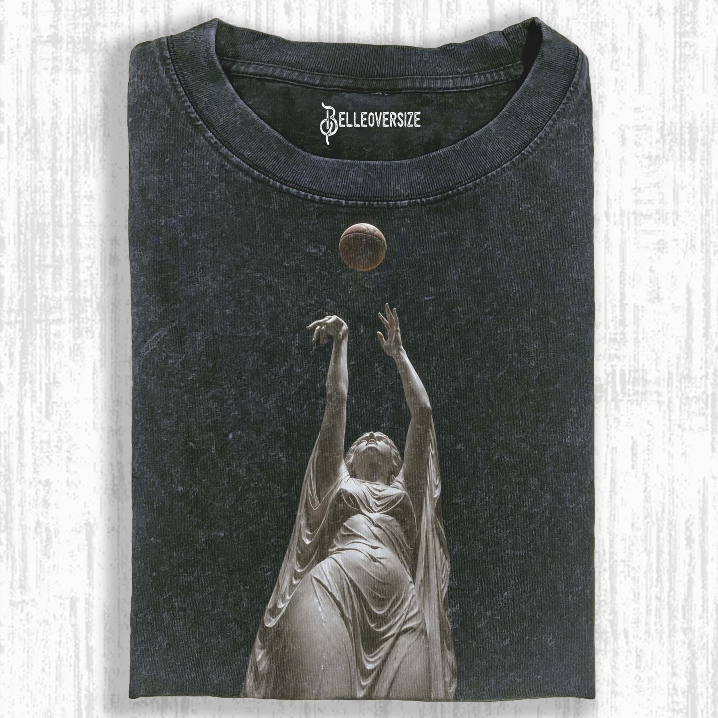 CLASSIC STATUE BASKETBALL SHOT T-SHIRT