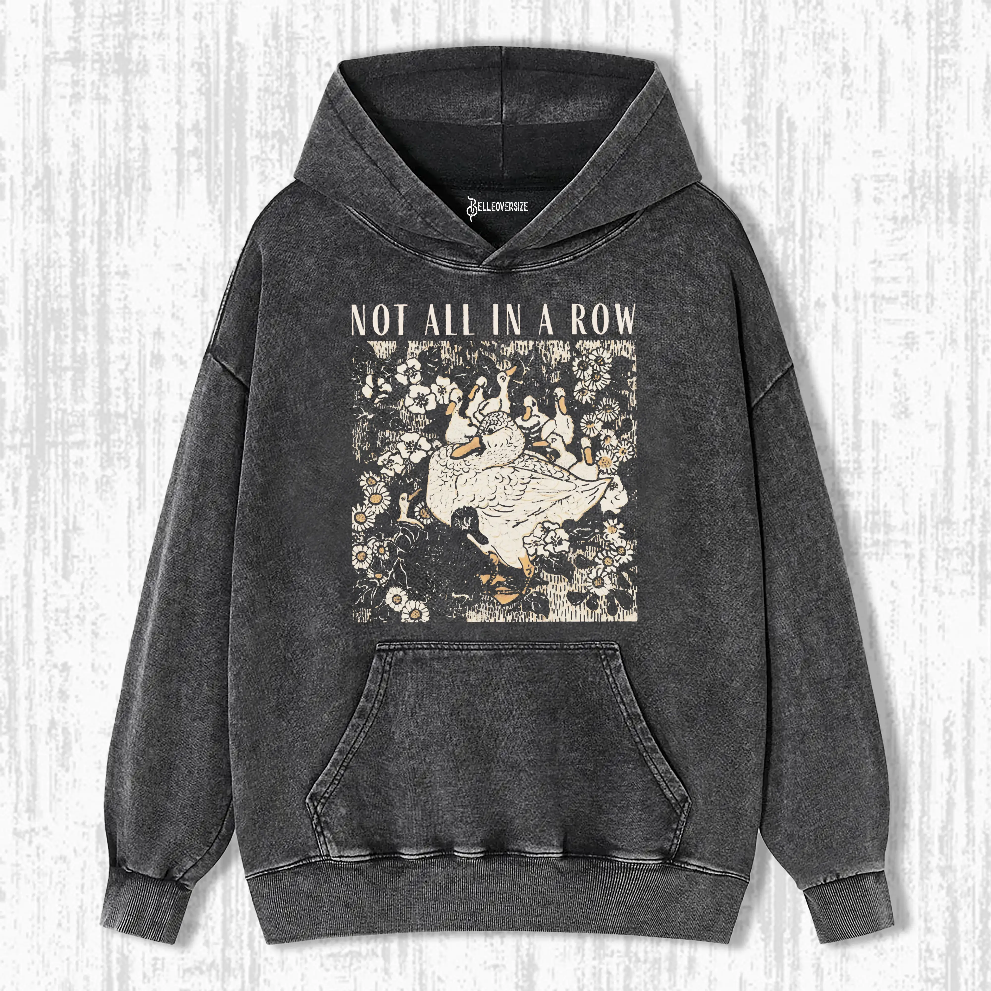 COMFORT COLORS DUCKS NOT IN A ROW HOODIE