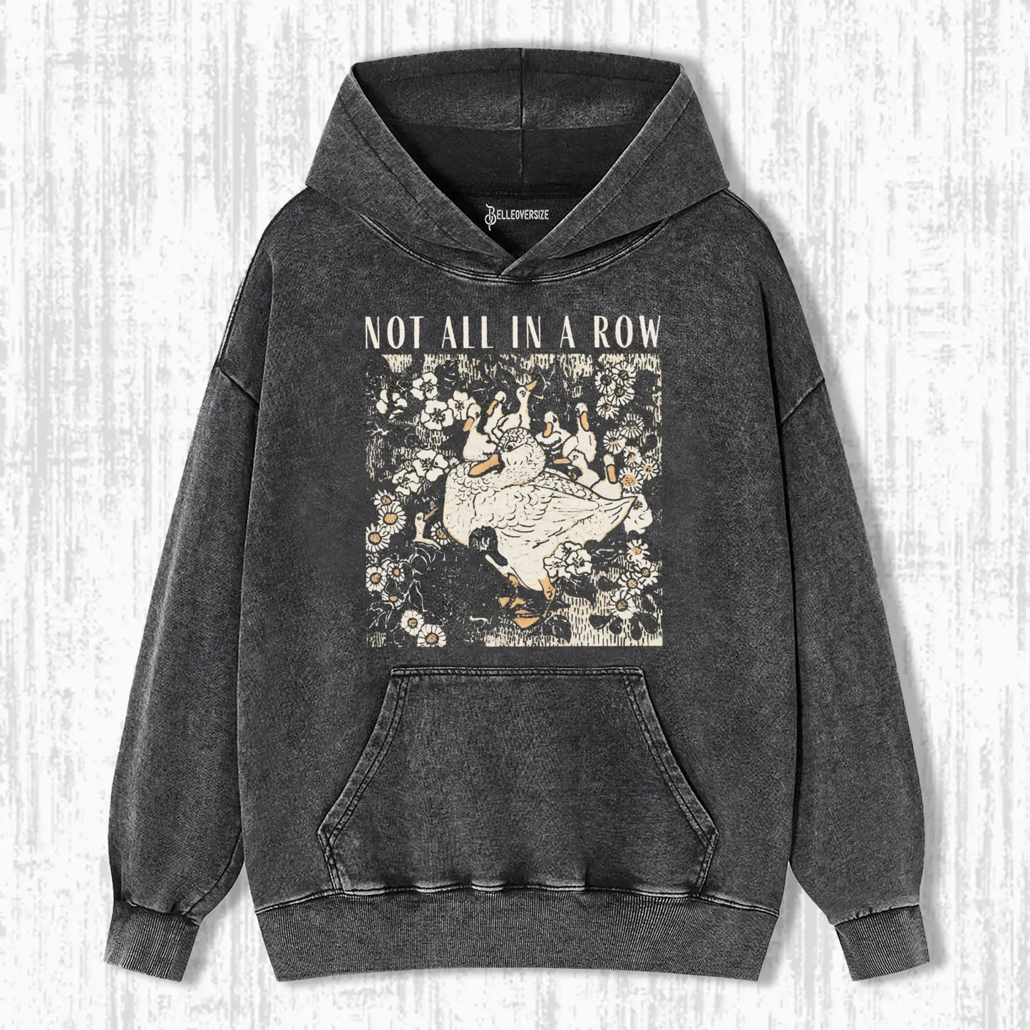 COMFORT COLORS DUCKS NOT IN A ROW HOODIE