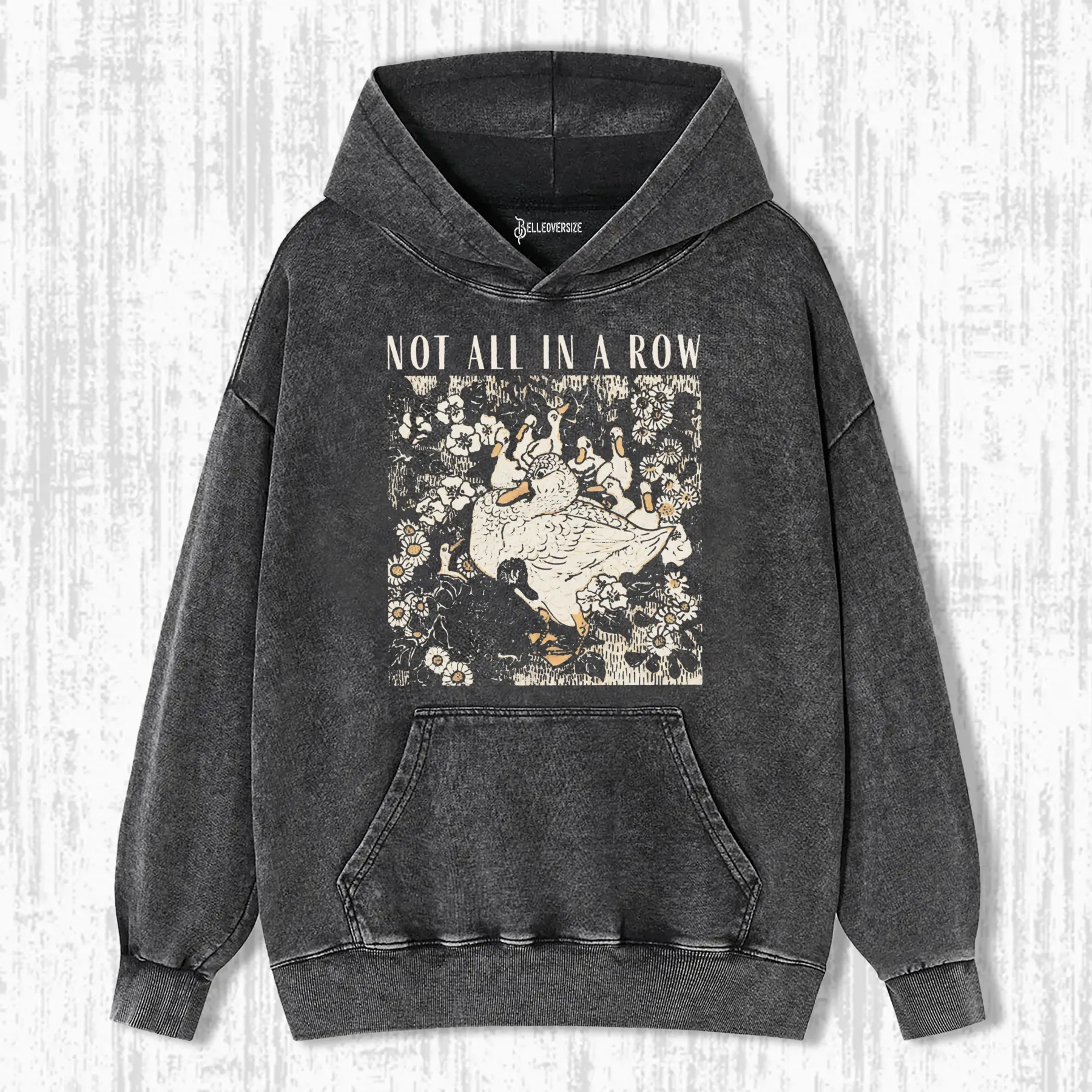 COMFORT COLORS DUCKS NOT IN A ROW HOODIE