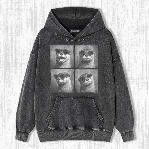 COOL OTTER SUNGLASSES HOODIE
