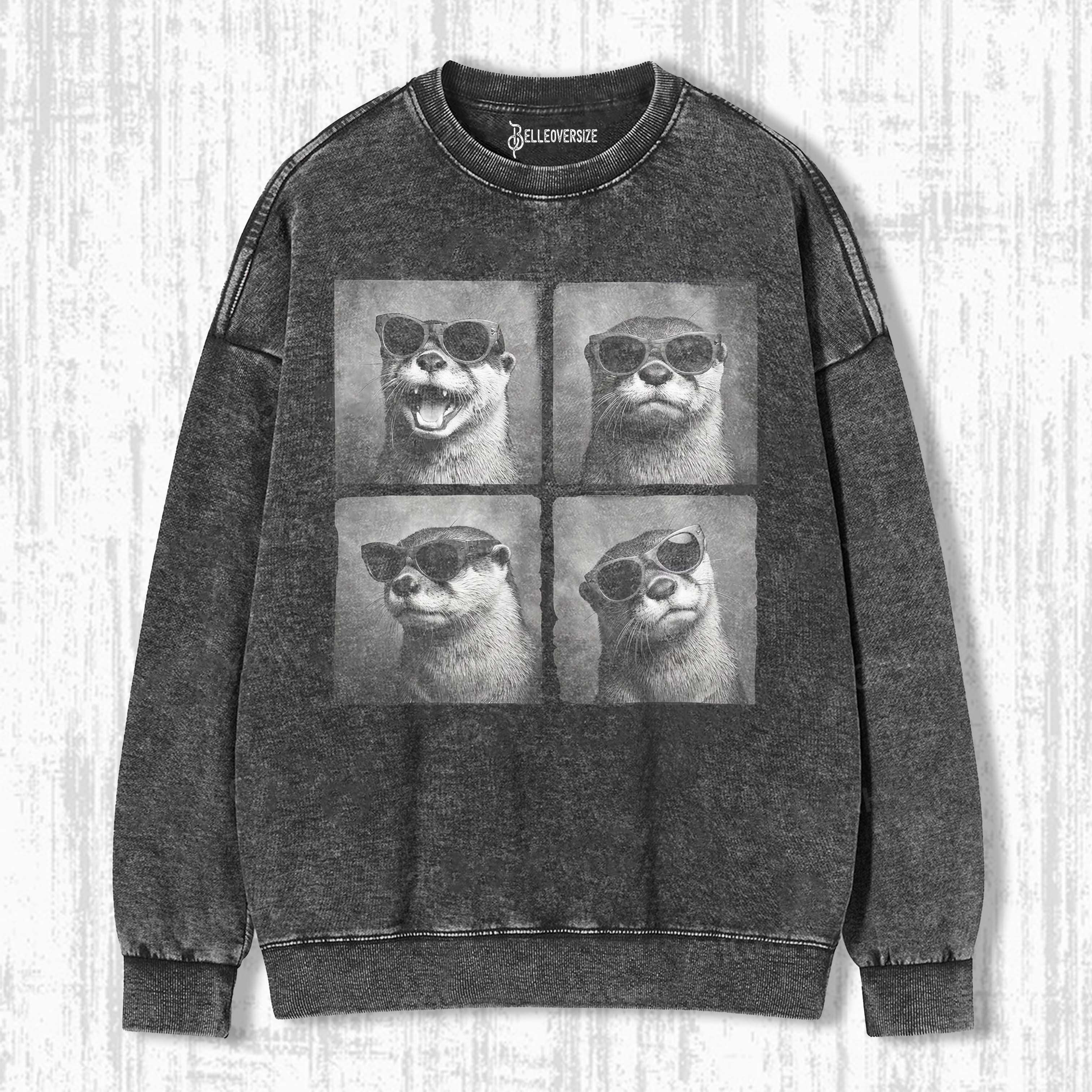 COOL OTTER SUNGLASSES SWEATSHIRTS