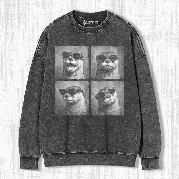 COOL OTTER SUNGLASSES SWEATSHIRTS