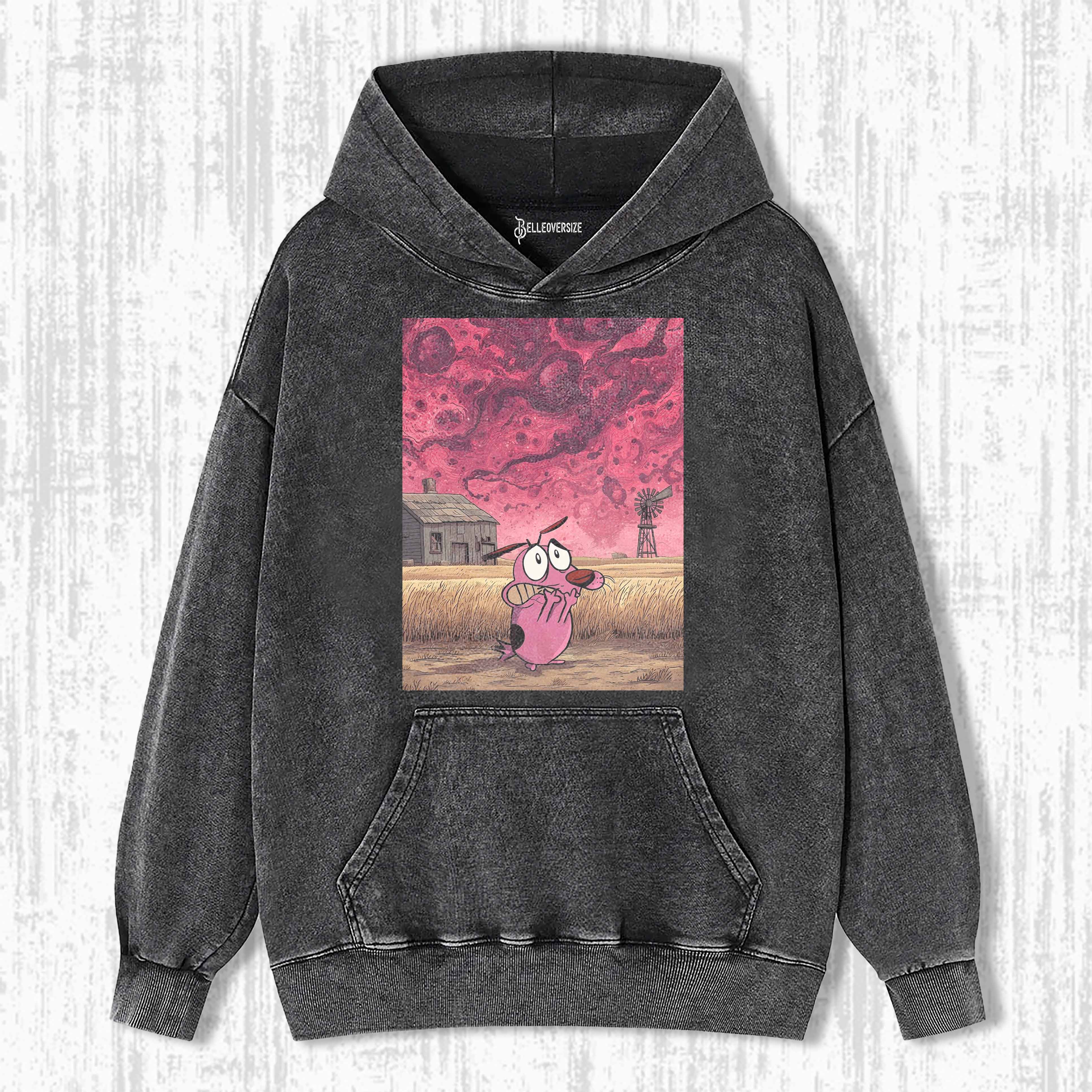 COURAGE THE COWARDLY DOG HOODIE