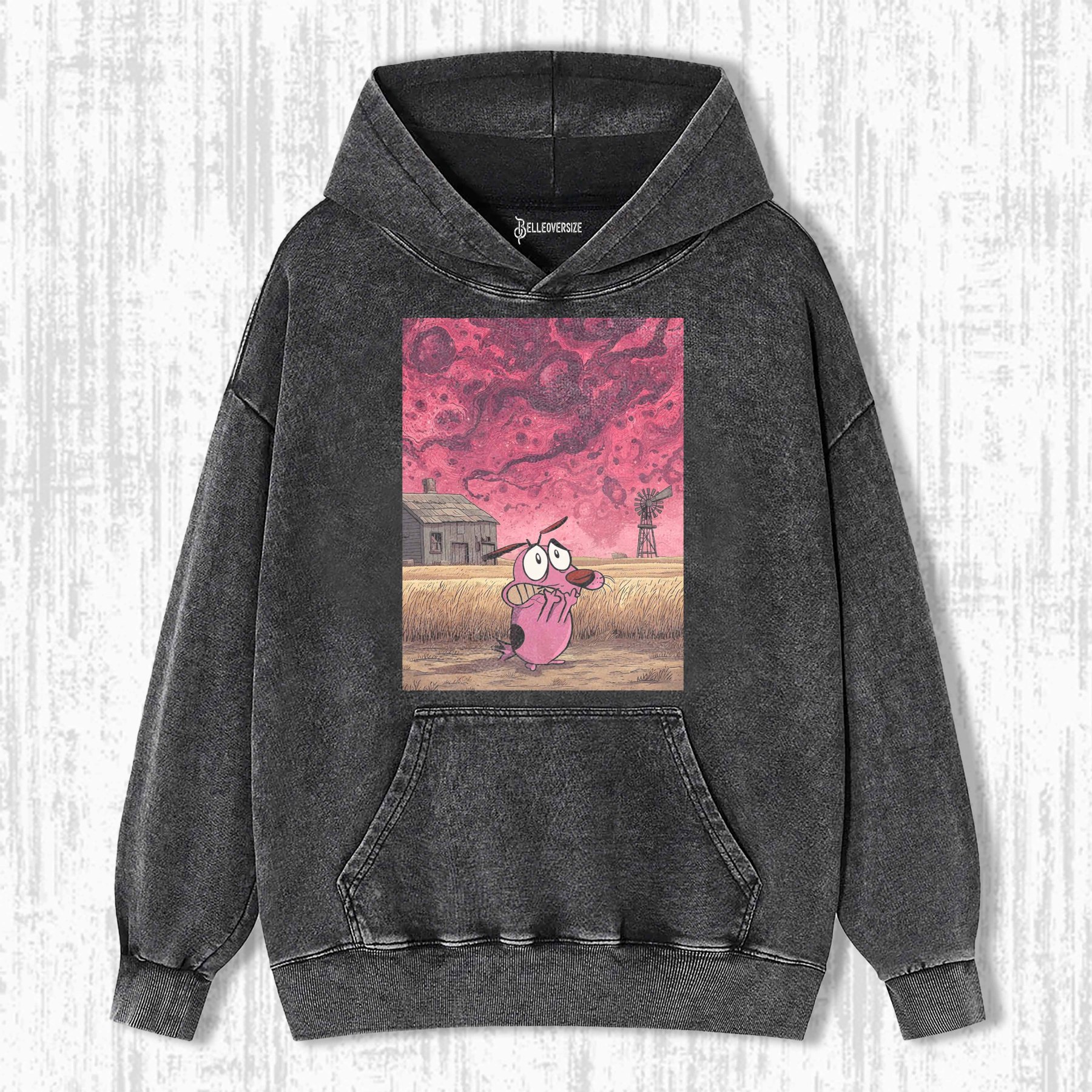 COURAGE THE COWARDLY DOG HOODIE
