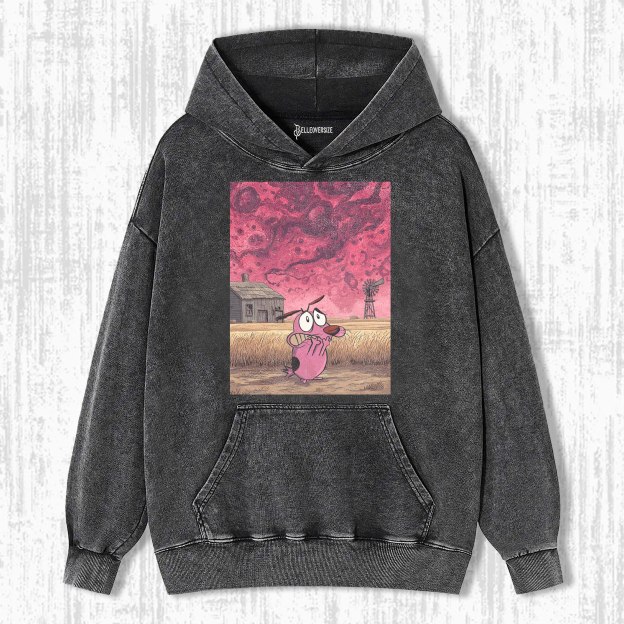 COURAGE THE COWARDLY DOG HOODIE