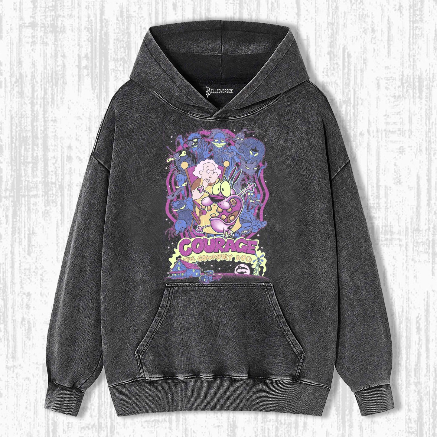 COURAGE THE COWARDLY DOG HOODIE