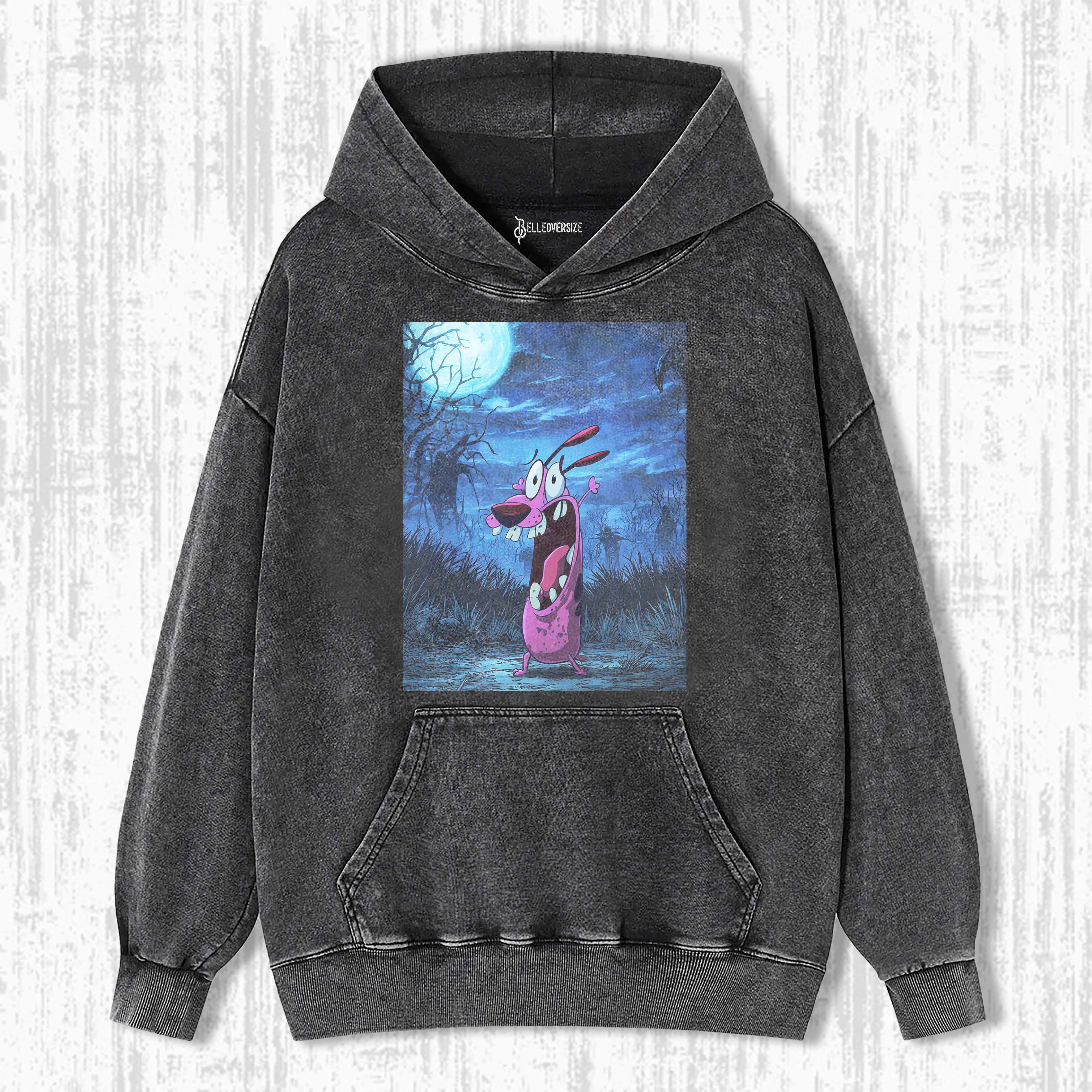 COURAGE THE COWARDLY DOG HOODIE