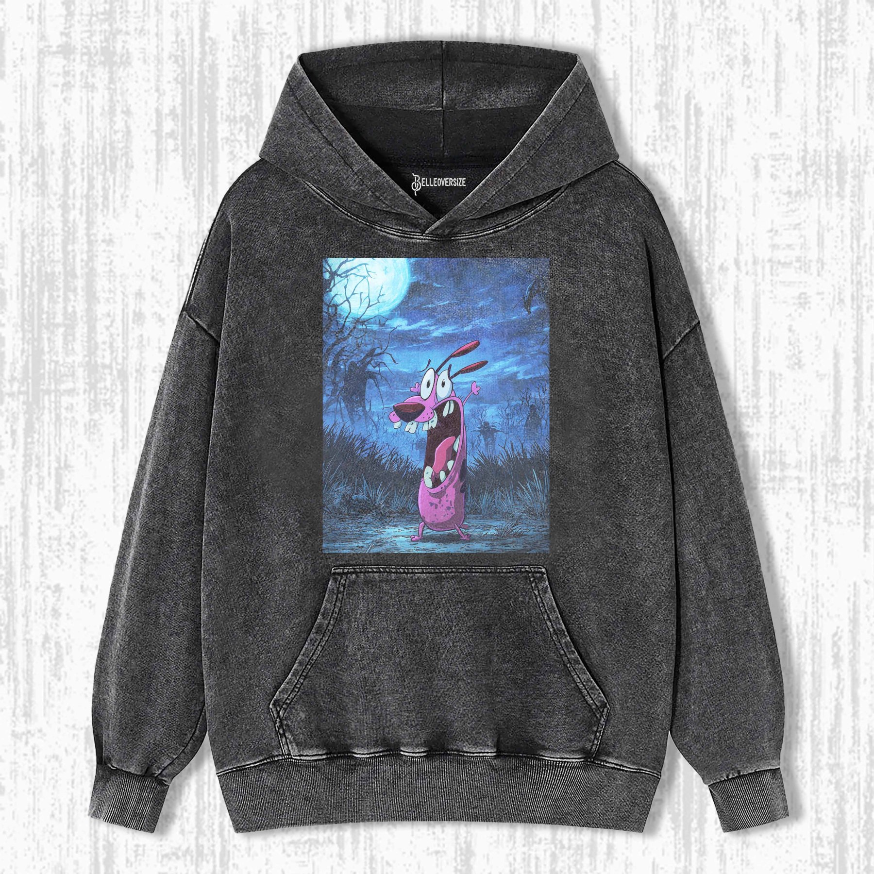 COURAGE THE COWARDLY DOG HOODIE