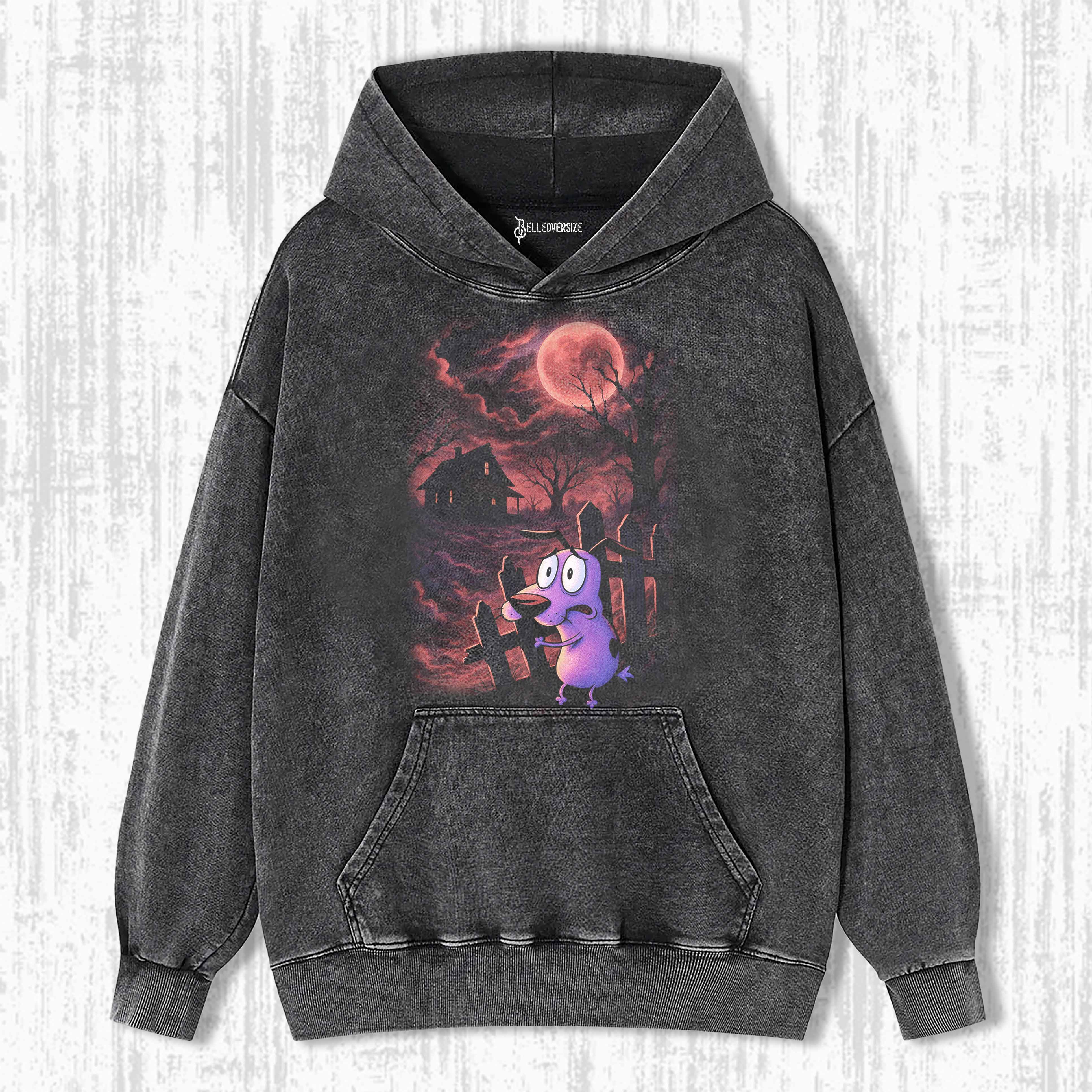 COURAGE THE COWARDLY DOG HOODIE