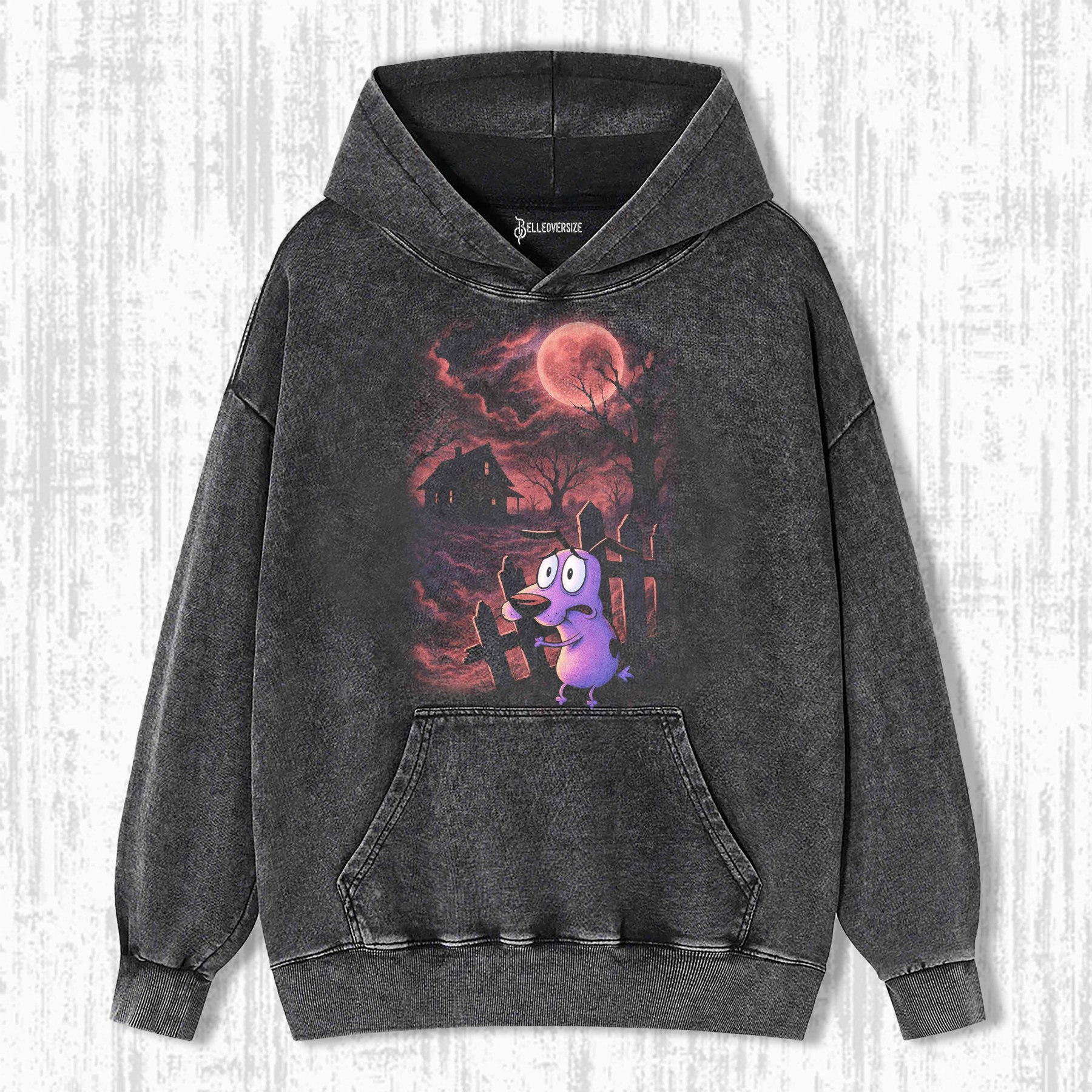 COURAGE THE COWARDLY DOG HOODIE
