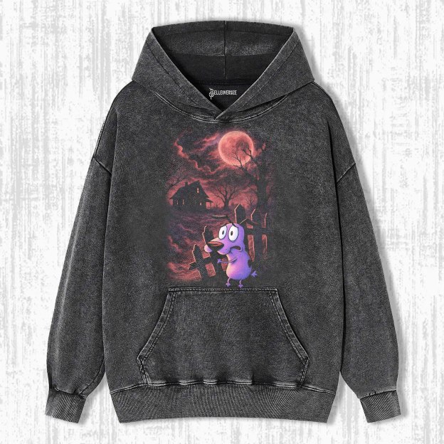 COURAGE THE COWARDLY DOG HOODIE