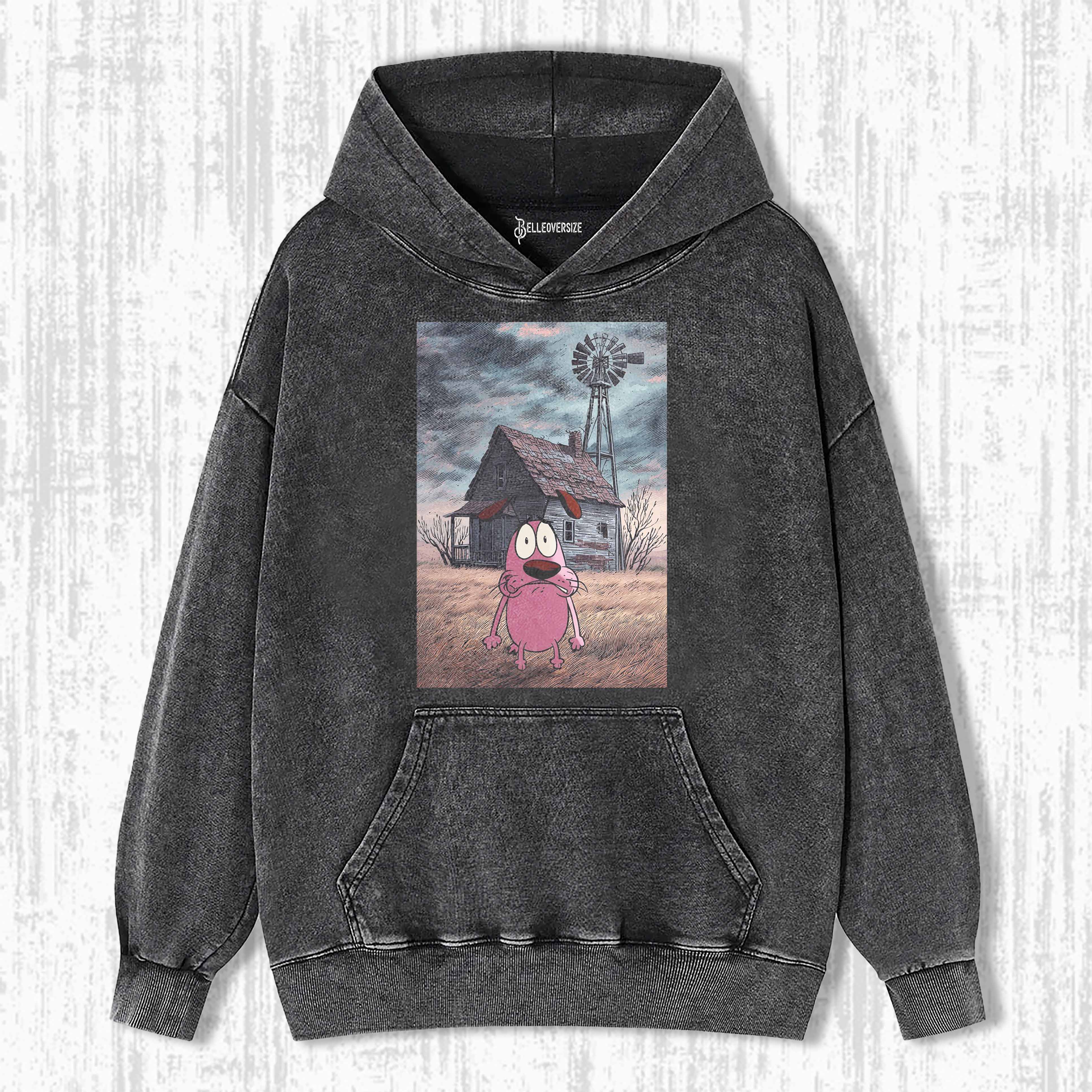 COURAGE THE COWARDLY DOG HOODIE 