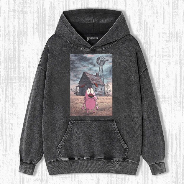 COURAGE THE COWARDLY DOG HOODIE 