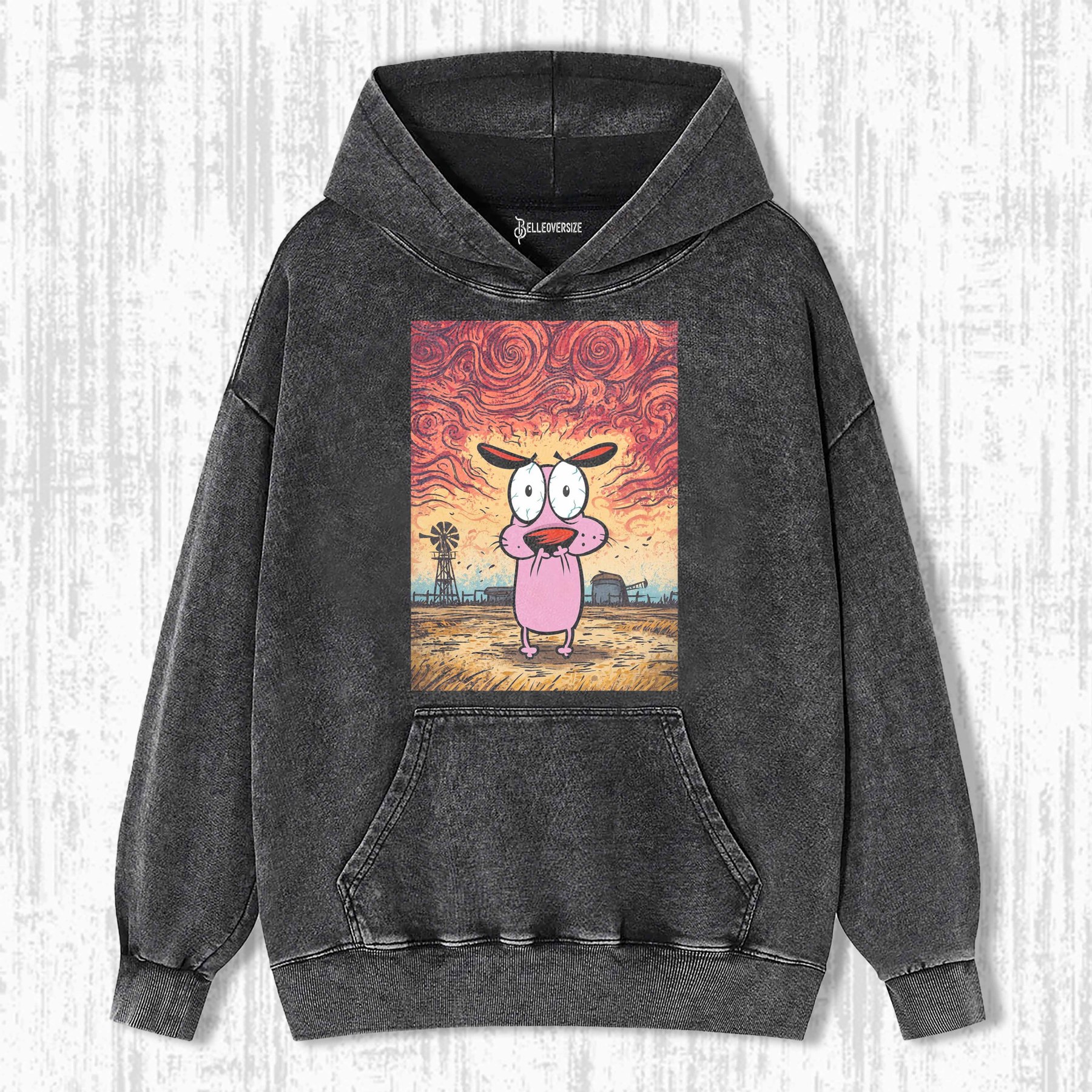 COURAGE THE COWARDLY DOG HOODIE
