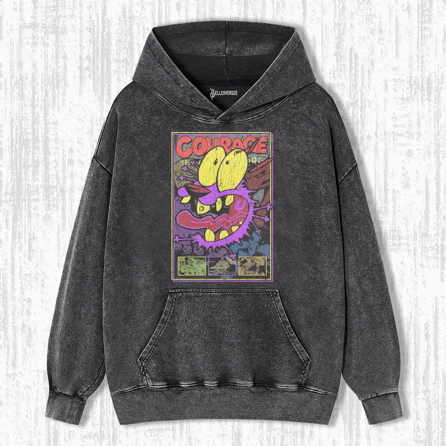 COURAGE THE COWARDLY DOG HOODIE