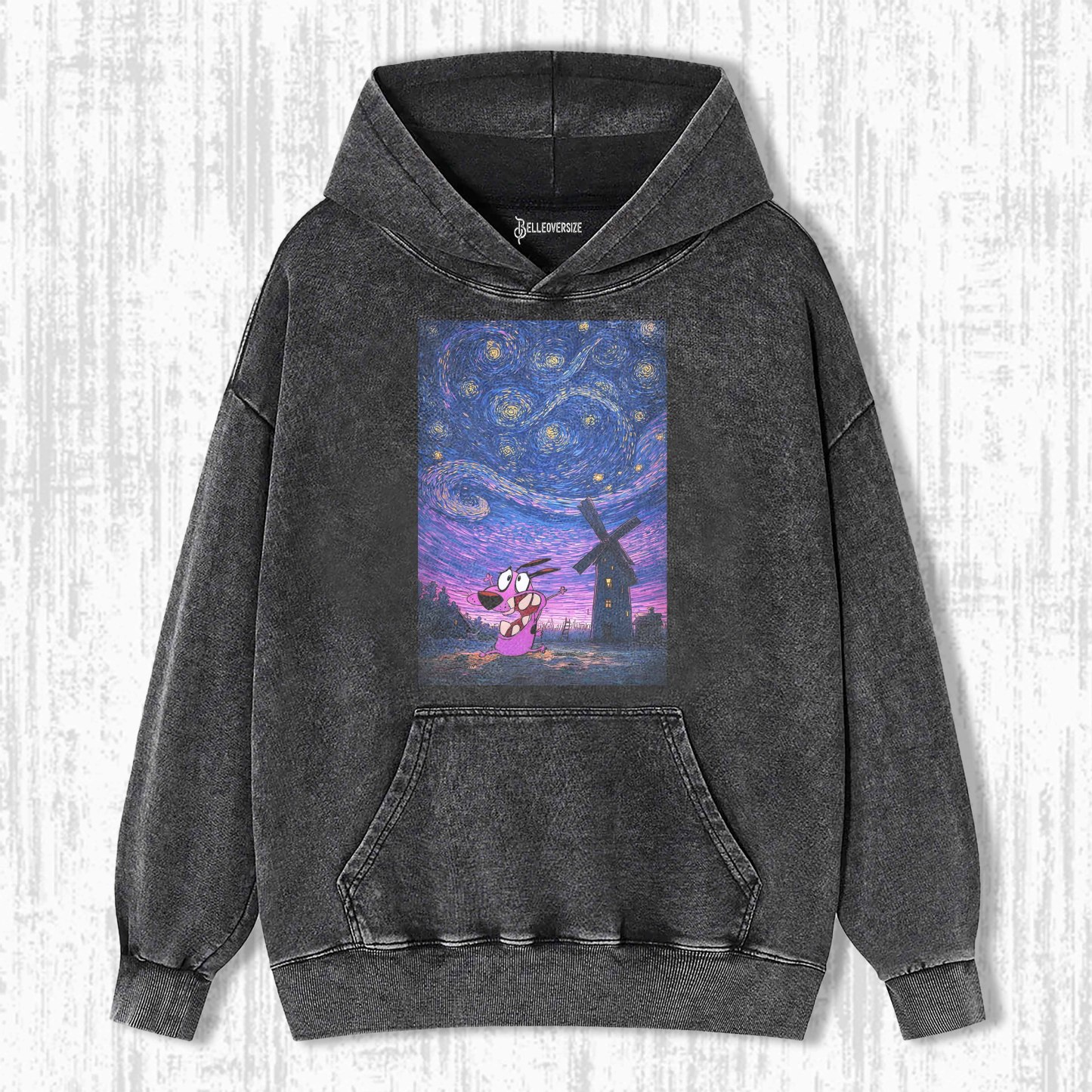 COURAGE THE COWARDLY DOG HOODIE