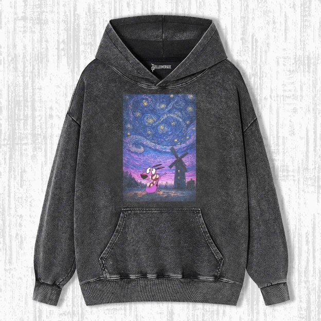 COURAGE THE COWARDLY DOG HOODIE