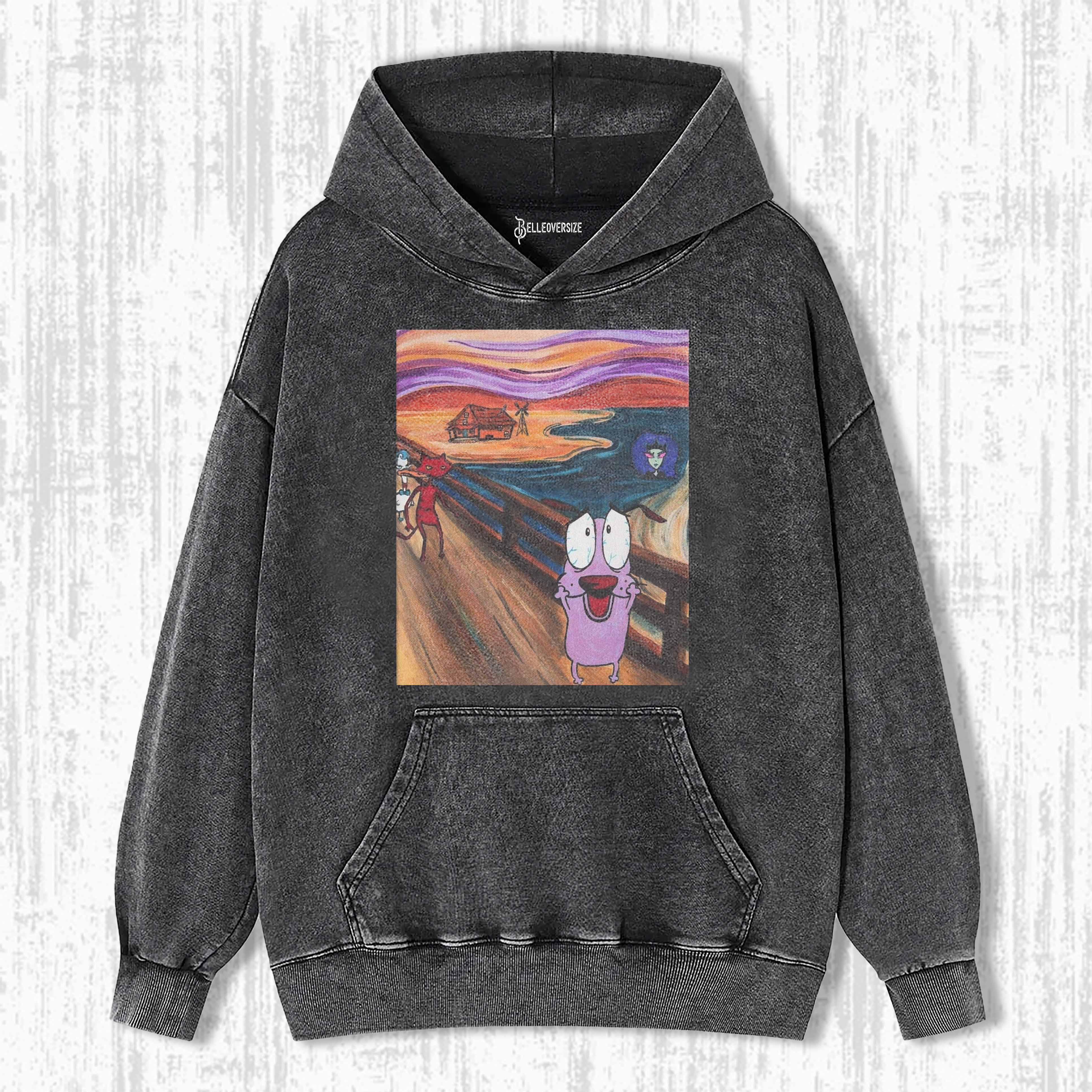 COURAGE THE COWARDLY DOG HOODIE